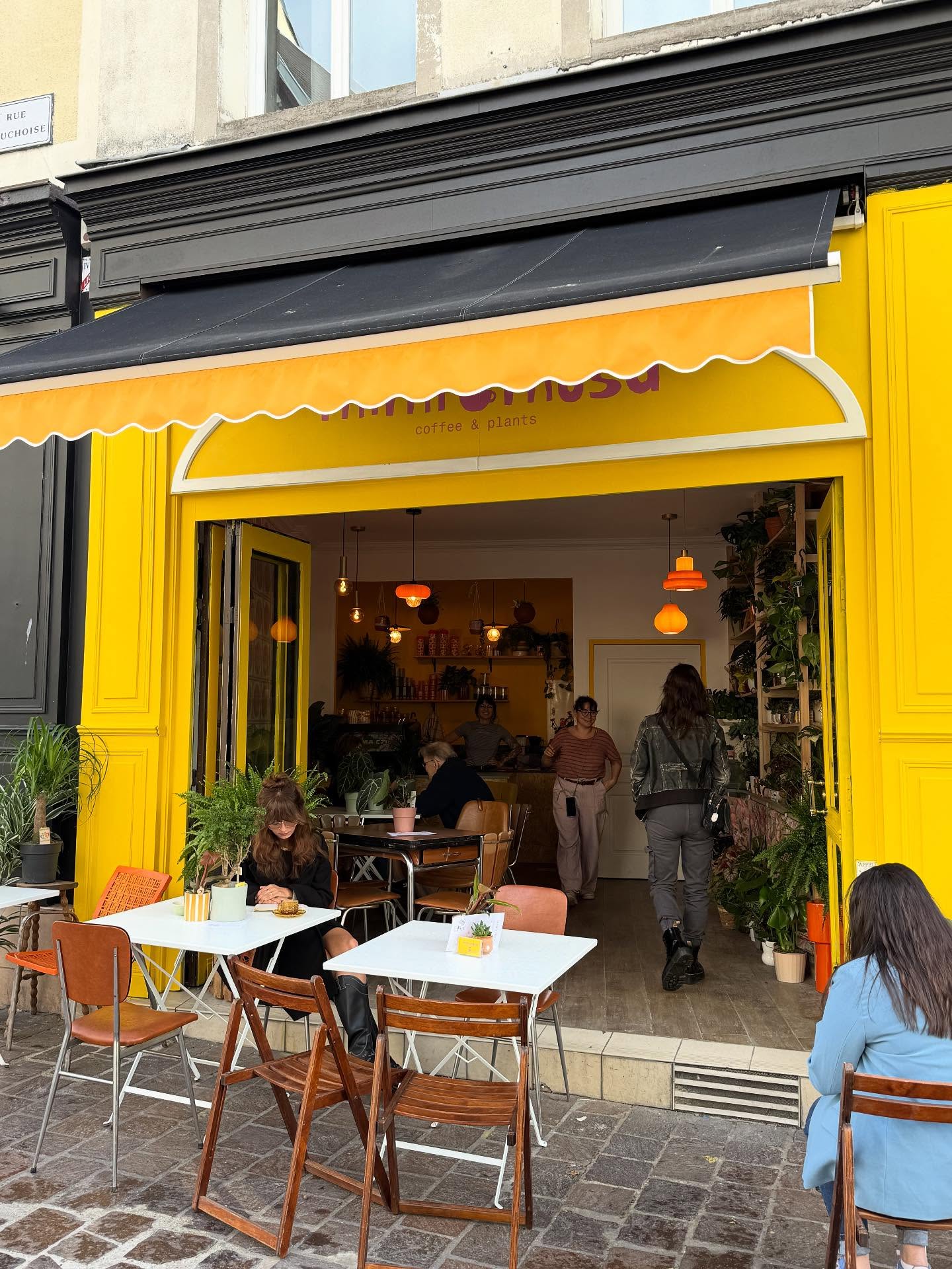 Ouverture aujourdâhui du coffee plants Mimimosa rue cauchoise .đ„°Trop beau et trop bon aussi . Vrai cafĂ© de spĂ©cialitĂ© et vrai Barista . Enfin du bon cafĂ© dans ce quartier #coffee #boutiquerouen #fleur #barista