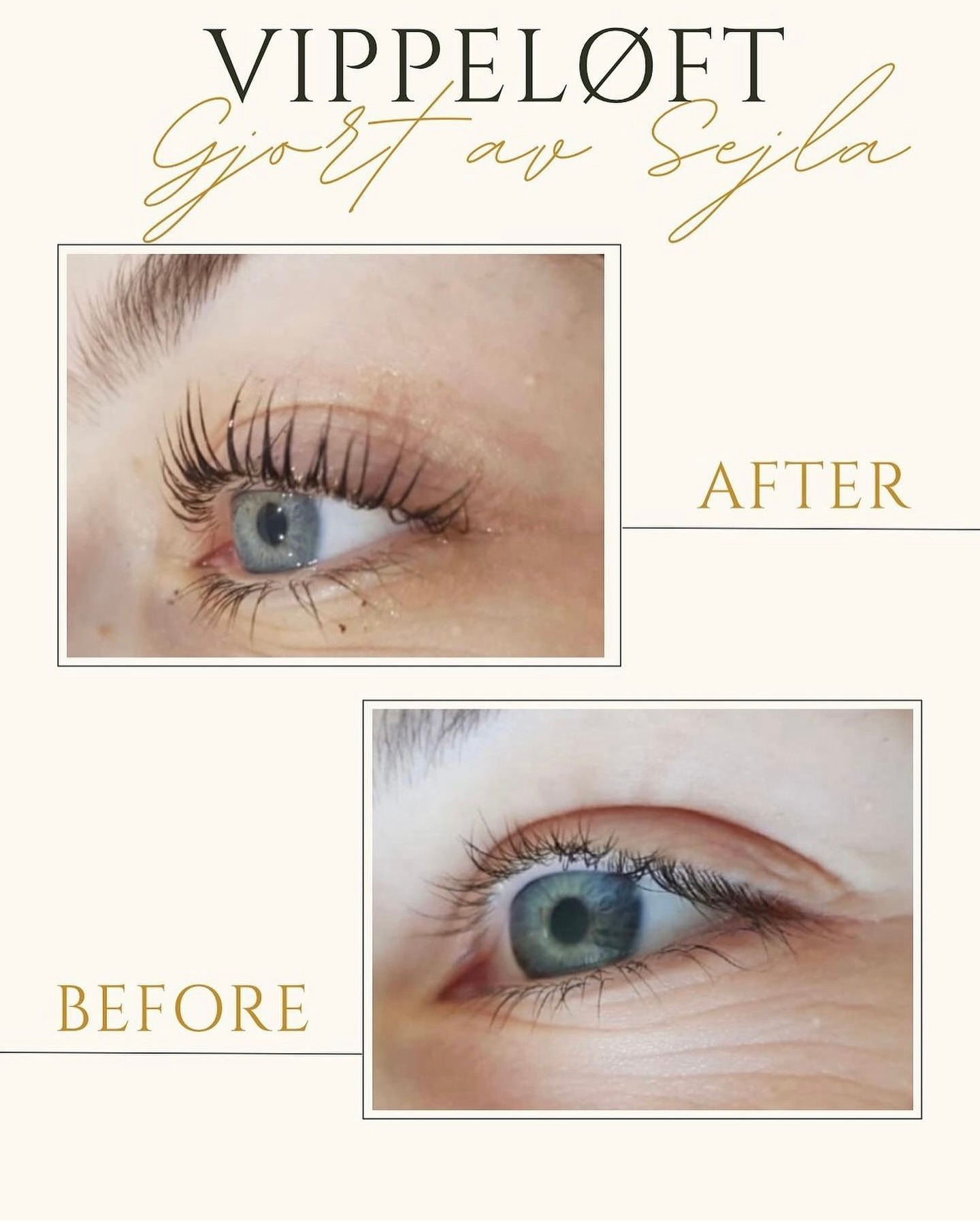 ✨ Vippeløft utført av Sejla ✨
Se hvor vakkert naturlige vipper kan fremheves med et skånsomt vippeløft!
Resultatet gir et åpent og friskt blikk.
Perfekt for deg som ønsker et naturlig, men markert uttrykk 🤍
📍 Utført av Sejla hos JK Beauty
📅 Book din time i dag og gi vippene dine det lille ekstra!
#JKBeauty #Vippeløft #NaturligSkjønnhet #Lashlift #fargingavvipper