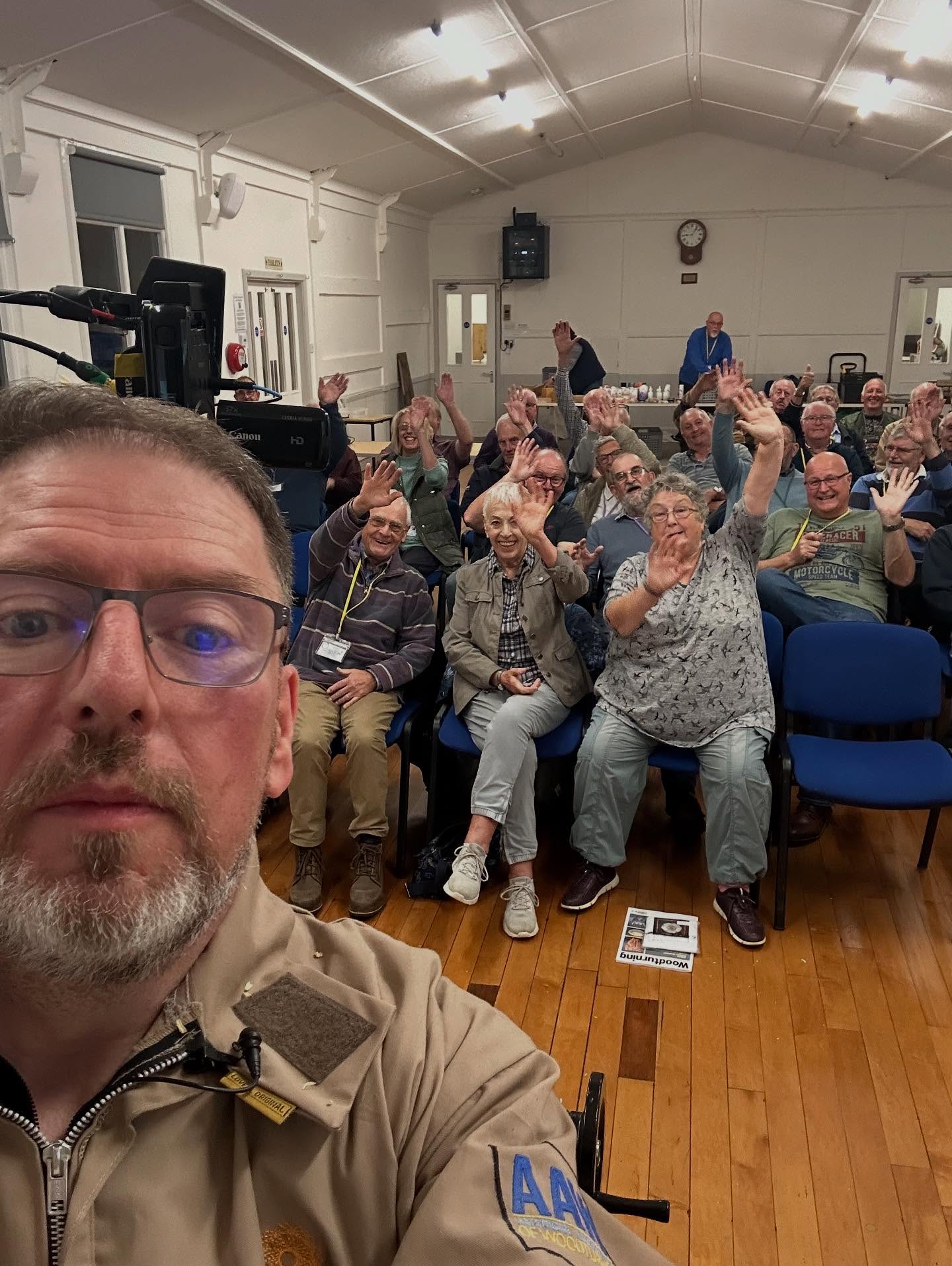 A fun night and a very warm welcome as usual at Ryedale Woodturners tonight and good to be back home in Yorkshire.
#woodturning #woodturnersofinstagram #multiaxisturning #rpturnerrs