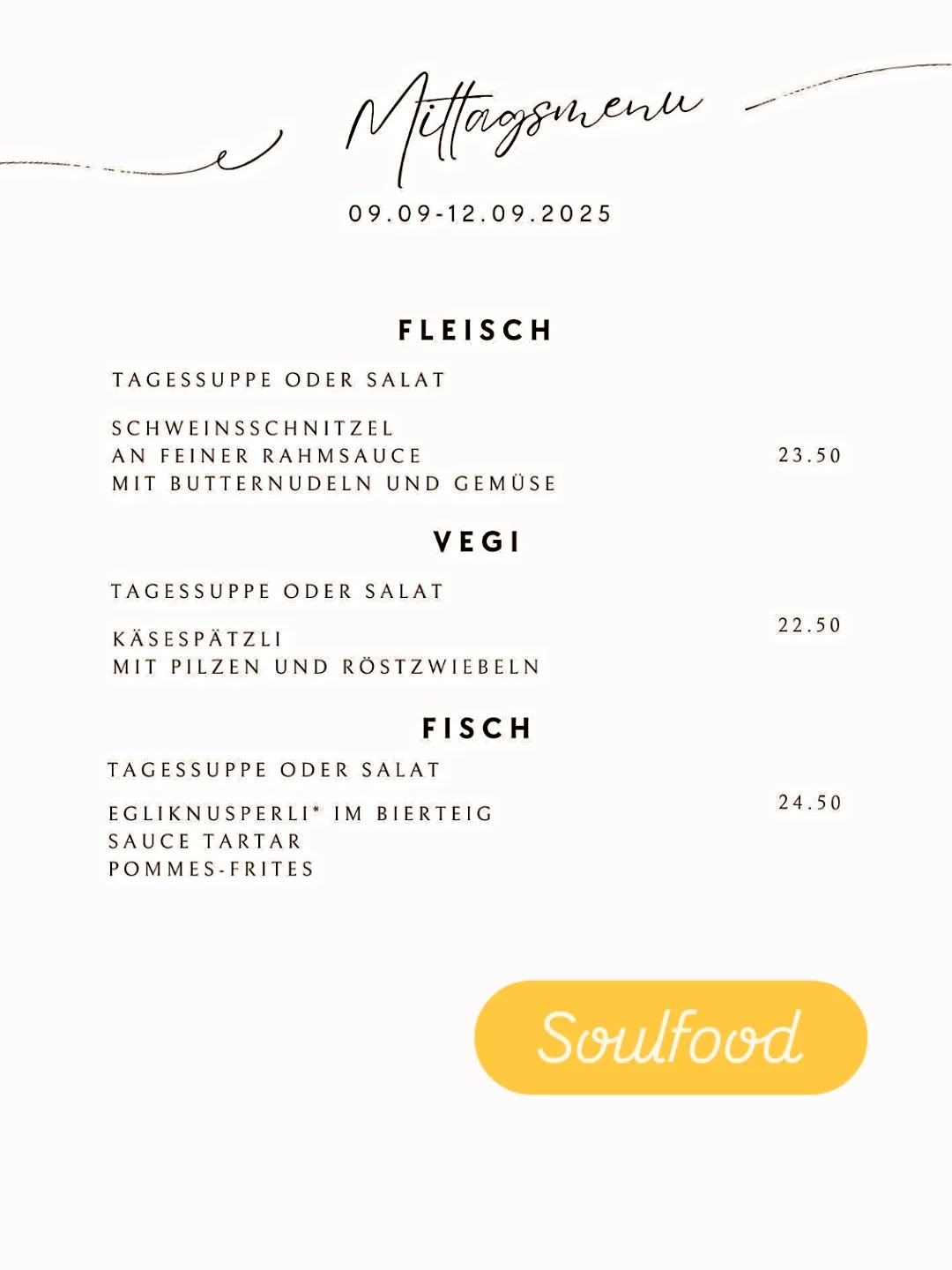 Neue Woche, neue Menüs! Kommt vorbei im Züghüsli!
#schweizerfleisch🇨🇭 #saisonal #frischgekocht