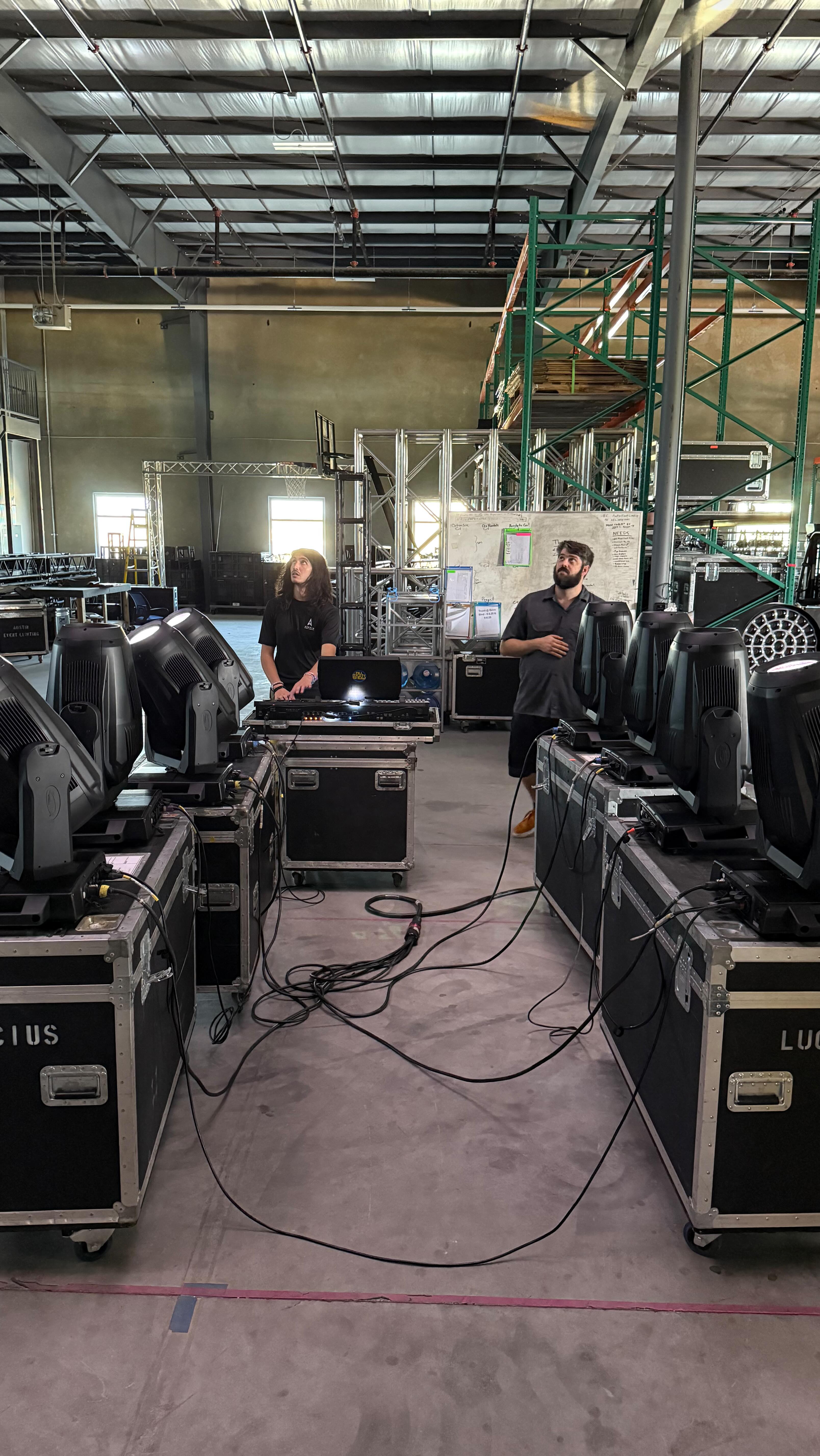 We know these are just want you need for your next event. Pulled out a couple of our @elationlighting PROTEUS LUCIUS for an upcoming event today and boy, do they shine so fine.
These fixtures provide 33,500 lumens of powerful, precise output in a compact IP65-rated profile. Designed for any environment, it combines brilliant projection, crisp gobos, vibrant color, and whisper-quiet performance.
We love them. We have a lot of them. We know you will love them.
•
•
•
•
•
•
•
•
•
.
•
#elation #elationlighting #proteusluciuslights #eventlighting #austineventlighting #atxevents #atxlighting #austin #austinevents #texasevents #sanantonio #dallas #houston #texas #love