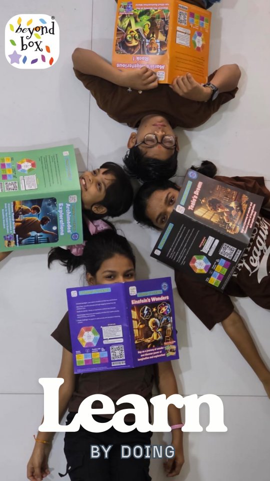 Learning does not have to be passive. At Beyond Box we believe in integrating science and scientific thinking into children's day to day lives. Our Humans Of Science series is more than just a stories of scientists’ lives. It enables kids to immerse themselves in their life and be part of their discoveries.
🌟 Spark curiosity
🌟 Build creativity
🌟 Explore the world of science
Link in bio.
#ForCuriousKids #STEMMadeFun #CreativeLearning #HumansOfScience #HumansOfScience #STEAMKids #STEMEducationForKids #LearningThroughPlay #CuriousKids #RaisingInnovators #FutureCreators #ParentingWithPurpose #SmartParenting #CreativeKids #STEMParents #LearningIsFun #InspiringYoungMinds #ScienceForKids #StoryBasedLearning #InnovationStartsYoung #LittleScientists #KidsWhoInvent #ParentingGoals #CuriosityCulture #HandsOnLearning #ThinkCreateExplore #RaisingThinkers #STEAMEducation #CreativeParenting #BeyondBox #ImaginationBuilders