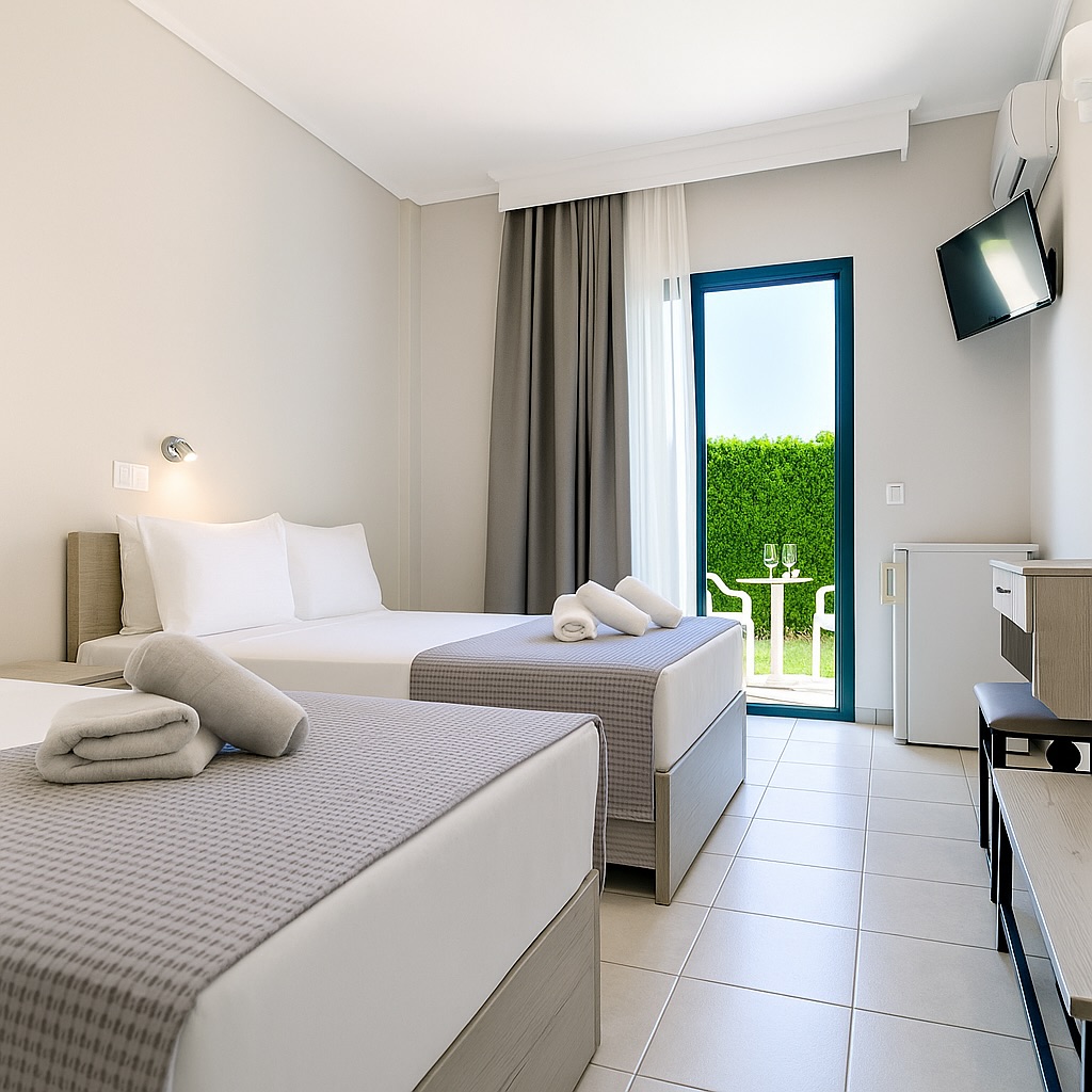 ✨ Summer isn’t over yet! ✨
Wake up in comfort, relax on your private balcony, and refresh in style. 🌿☀️
Book your room for September and keep your summer alive with us at Hotel Samel. 🏖️