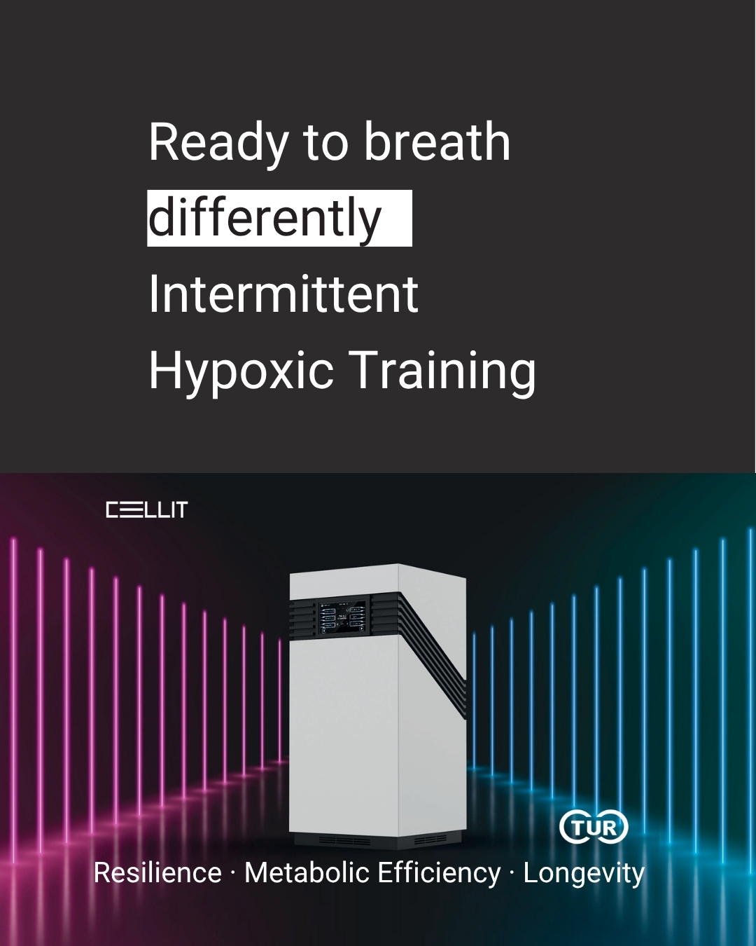 Ready to breathe differently?
Introducing CELLIT – our next-generation device for Intermittent Hypoxic Training (IHT).
No stress, no sweat – just powerful metabolic activation while you rest. 💨
Designed for those who want more:
✔️ Resilience
✔️ Metabolic Efficiency
✔️ Longevity
✨ Turn recovery into performance. Turn breath into progress.
#cellit #ihht #intermittenthypoxictraining #metabolichealth #longevity #wellnesstech #recoveryoptimized #futureofwellness