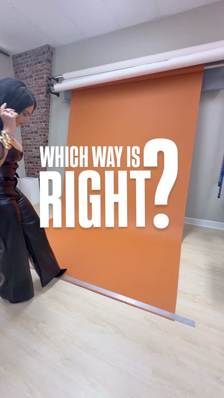 Is there a right or wrong way?
I saw a reel that said a 90 degree angel was wrong. I would'nt say wrong, but that there is a best way for everything... especially in this industry.
Sweeping your backdrop gives you that clean, endless look with no floor line showing. Adding a 90° angle adds structure and helps with posing and shadows. Great for getting more depth in your shots.
How do you roll out your seamless?
#TheCollabStudio #StudioHacks #PhotographyTips #StudioTips #SeamlessBackdrop #photographytips#photogpraphystudio #BTS #photographyhacks #seamlessroll #StudioSetup #CreativeStudios #InTheStudio #BTSPhotography