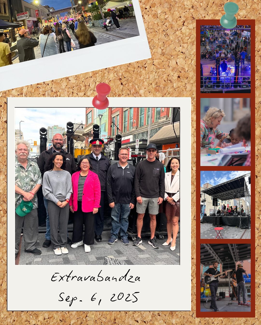 Thank You! ♥️
We were amped for this year's Extravabandza and thanks to our band-tastic sponsors and partners, Saturday's event was one for the books!
Many rounds of applause for:
⭐️LBMX who powered the Musicians Mentorship Program and ExtravaBandza
⭐️City of London (Dundas Place) who partnered with us on the event
⭐️Fanshawe College who hosted in collaboration with their Orientation Week
⭐️London Police Service for ensuring the safety of those in attendance
⭐️Downtown London for their generous raffle prize donations
⭐️Ontario Arts Council, our operational partner ⭐️Canada Life, our operational partner
Special thanks to Ryan Starkweather, Customer Success Team Lead at LBMX; Terence Kernaghan, MPP; Peter Frigiskatos, MP; Twee Brown, Board Member, @ontarioartscouncil; Sam Trosow, Ward 6 Councillor, @cityoflondonont; Jeff Miles, Associate Dean, School of Language and Liberal Studies, @fanshawecollege; Peter Testa, Inspector, London Police Service @lpsmediaoffice; Janet Loo, Board Chair, London Arts Council. Your words of welcome at our opening ceremony set the tone for a great event and your continued support of arts in the community means the world!
📸: photos 2-4, 7, 8 @nbedard2020
photos 5, 6, 9 by Jackson Dean