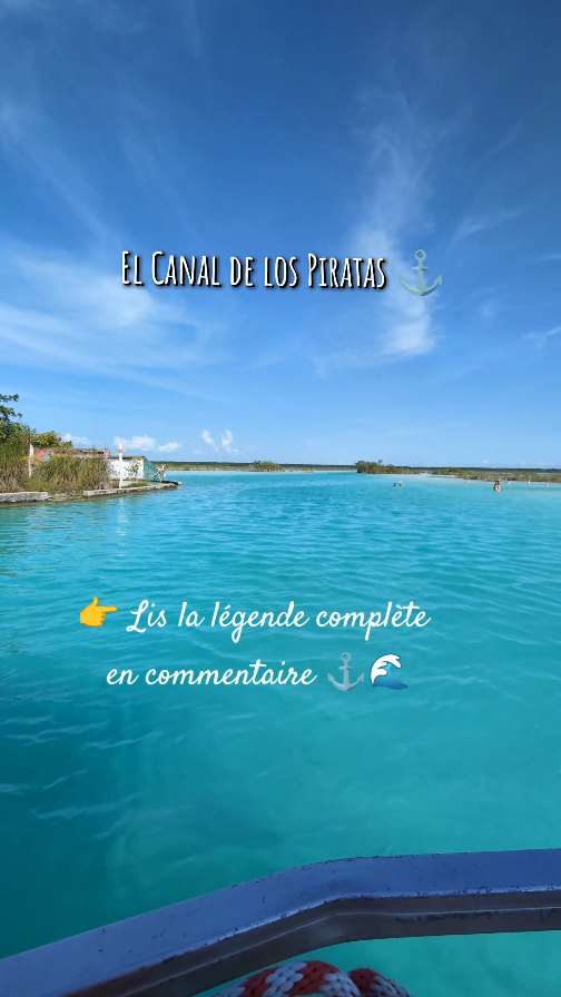 🌊 Pourquoi ce nom « Canal de los Piratas » ?
Au XVIIᵉ et XVIIIᵉ siècle, Bacalar était une petite ville maya entourée d’une lagune aux 7 couleurs. Mais elle avait aussi un trésor précieux : le palo de tinte (bois de teinture), une ressource naturelle très recherchée pour colorer les textiles en Europe.
👉 Résultat ? Les pirates et corsaires (venus surtout de la mer des Caraïbes) remontaient par la côte et utilisaient ce canal naturel comme point d’entrée secret pour attaquer Bacalar, piller ses richesses et repartir par la lagune.
C’est ainsi que le lieu a été surnommé le Canal des Pirates. ⚓️🏴☠️
J’ouvre bientôt un service exclusif et 100% personnalisé 🌍✨ Ne rate pas ça… abonne-toi pour ne rien manquer 😎✈️ »
.
.
.
#bacalar #canaldelospiratas #lagunade7colores #quintanaroo #mexico #voyagemexique #voyagepepette #pepettevibe #fyp #foryoupage #fypシ゚