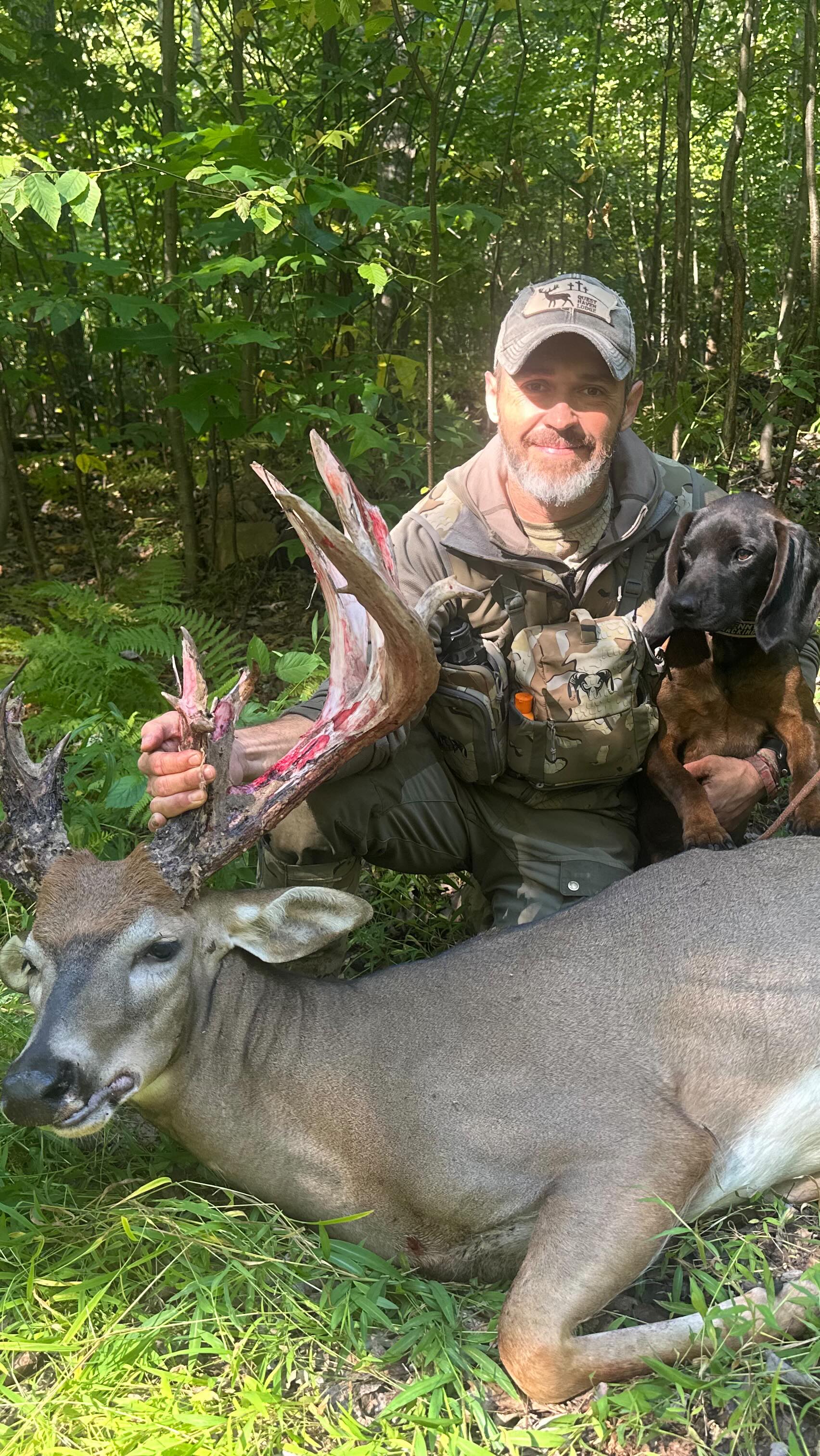 Rafe turned up a toad of a buck at @qh_hunting! Good warm up for PA archery and also, PA Elk starts this weekend😜
