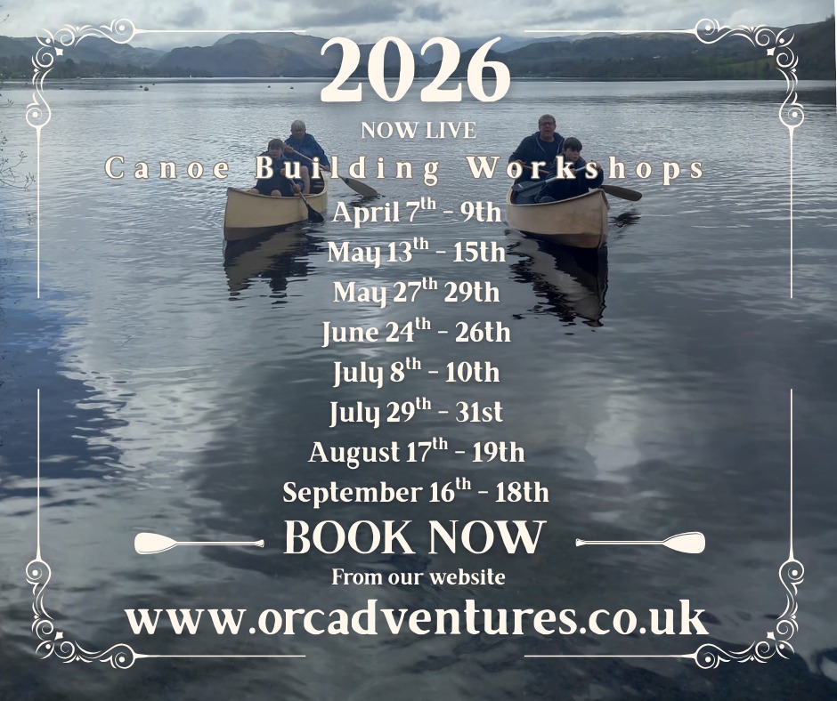 2026 Dates now live and ready to book! Dont delay book today if you want to build yourself a canoe in 2026!!
#canoebuilding #staycation #canoe #canoebuildingworkshop #lakedistict #canoeing