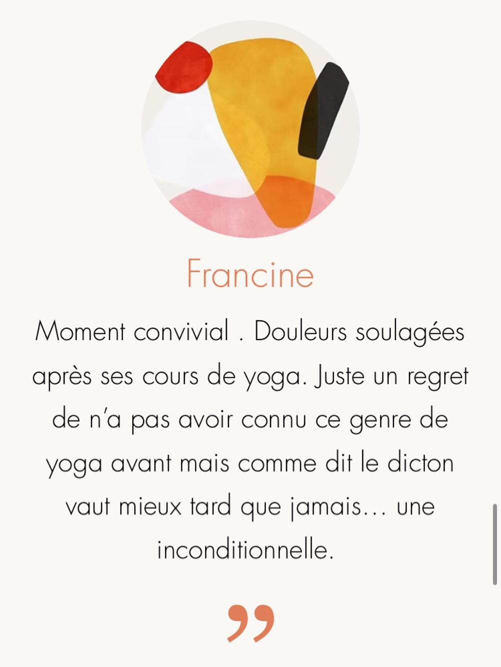 💫✨
.
. #yoga #yogatestimonial