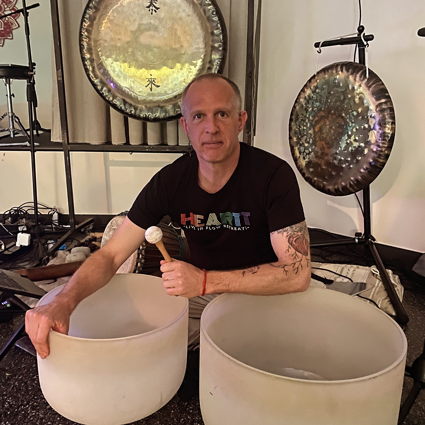 They’re scratched. A little dusty.
One even has a chip in the rim.
But I won’t replace them.
These two crystal bowls have been with me for nearly 20 years.
They’ve travelled the world.
Sat in community halls, corporate boardrooms, funerals, weddings, yoga studios, muddy paddocks, and silent circles.
They’ve held sound when words failed.
They’ve held me when I didn’t know how to hold myself.
These bowls have carried thousands of stories.
Grief. Joy. Rage. Surrender.
Breakdowns and breakthroughs.
The moment a woman finds her voice again.
The moment a man forgives himself.
People see me place my hands on them and say,
“Do those actually work?”
And I say this:
It’s not that sound heals you.
It’s that sound opens the door…
so you can finally walk yourself home.
🌀 I work with sound not because it’s trendy — but because it’s ancient.
Because it’s honest.
Because it meets us where nothing else can.
In a single hum… the heart cracks open.
In the trembling of breath… the past releases.
In the vibration of these bowls… we remember who we are.
If you’re tired of holding it all together…
If part of you whispers, “There’s something more…”
This is your moment.
Not to be fixed.
But to be felt.
To be held.
🎶 Join me — and the bowls — at the next Live In Flow retreat or inside the Inner Self Mastery membership.
We’ve built these spaces on real experience — not theory.
And the bowls are already singing your name.
👇 Tap the link in bio to join us.
#SoundHealing #LiveInFlow #InnerSelfMastery #CrystalBowls #HealingJourney #SpiritualHealing #ReleaseAndRise #TraumaHealing #WomensHealing #EnergyHealing