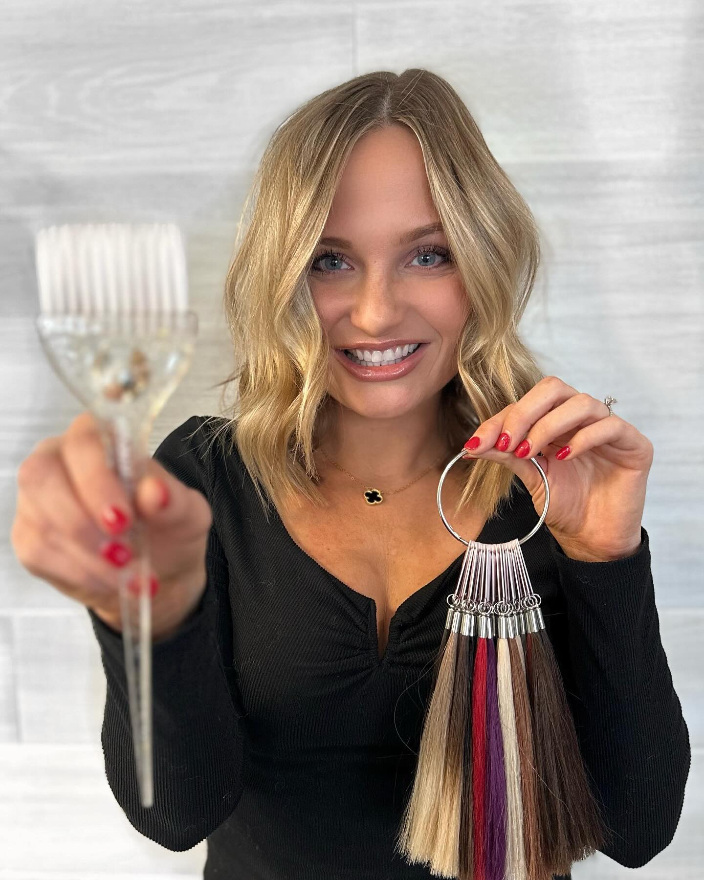 Everyone meet Alyssa! Level 3 stylist who has been behind the chair for 10 years & specializes in coloring services & extensions
As a passionate hair colorist, I specialize in creating customized color that enhances each client’s natural beauty and personal style. From subtle highlights to bold transformations, I take pride in blending creativity with technique to deliver results that feel both fresh and flattering. My goal is to ensure every guest leaves my chair feeling confident, radiant, and beautiful!
HOURS:
Tuesdays 1pm-6pm
Wednesdays 10am-2pm
Saturdays 9am-3pm
Call the salon to schedule or book online! 📱