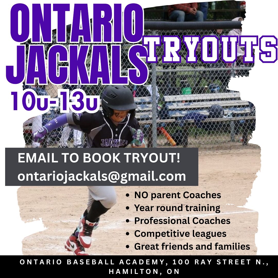 NO PARENT COACHES, PROFESSIONAL TRAINING, YEAR-ROUND DEVELOPMENT AND AWESOME FAMILIES! Email: ontariojackals@gmail.com to book a tryout!