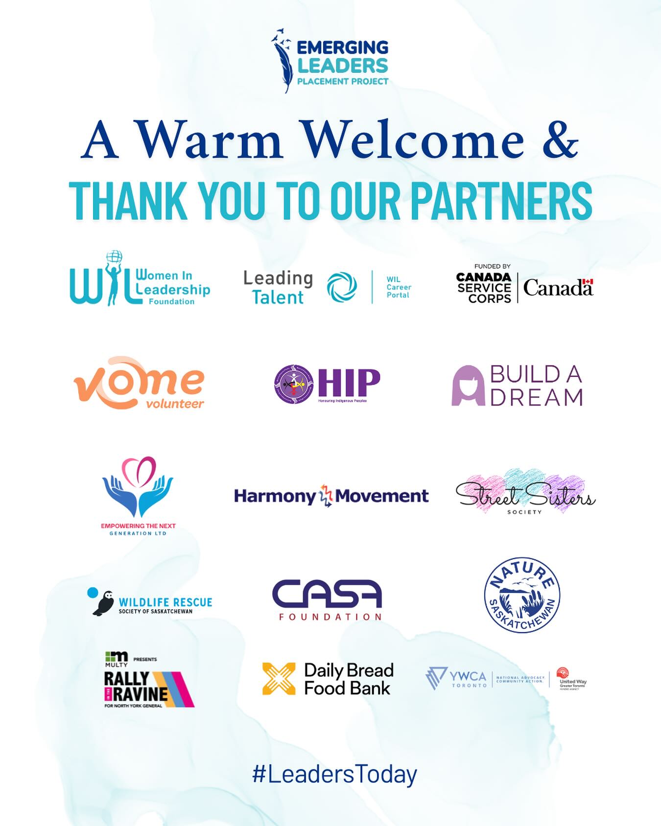 We couldn’t do it without our amazing community partners! 🌟
From creating meaningful opportunities for youth to strengthening local programs, our partners play a crucial role in helping the next generation of leaders thrive 💡
🔗 Learn more in our bio under Emerging Leaders Placement Project
Proudly funded by Canada Service Corps.
#EmergingLeaders #YouthLeadership #CanadaServiceCorps #LeadersToday #YouthInCanada #NonProfitPartners #MentorshipMatters #YouthInAction #IAmAVolunteer