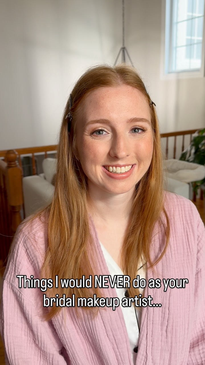 Things I’ll never do as your bridal makeup artist 👇
- Show up late. Your morning should feel relaxed and not rushed. ⏰
- Skip skin prep (your makeup needs a good canvas!).
- Pile on makeup that makes you look like someone else.
- Force lashes, lipstick, or anything you don’t actually like. 💄
- Leave without a final check-in & touch-ups.
- Forget that your opinion matters most — it’s your day, not mine. 👰♀️
My goal is always the same: to make you feel like the best version of you on your wedding day. 🤍
#ottawamakeupartist #jbmakeupartist #bridalmakeupartist #makeupartist #bridalmakeup #makeup #bridalbeauty #makeupartistlife