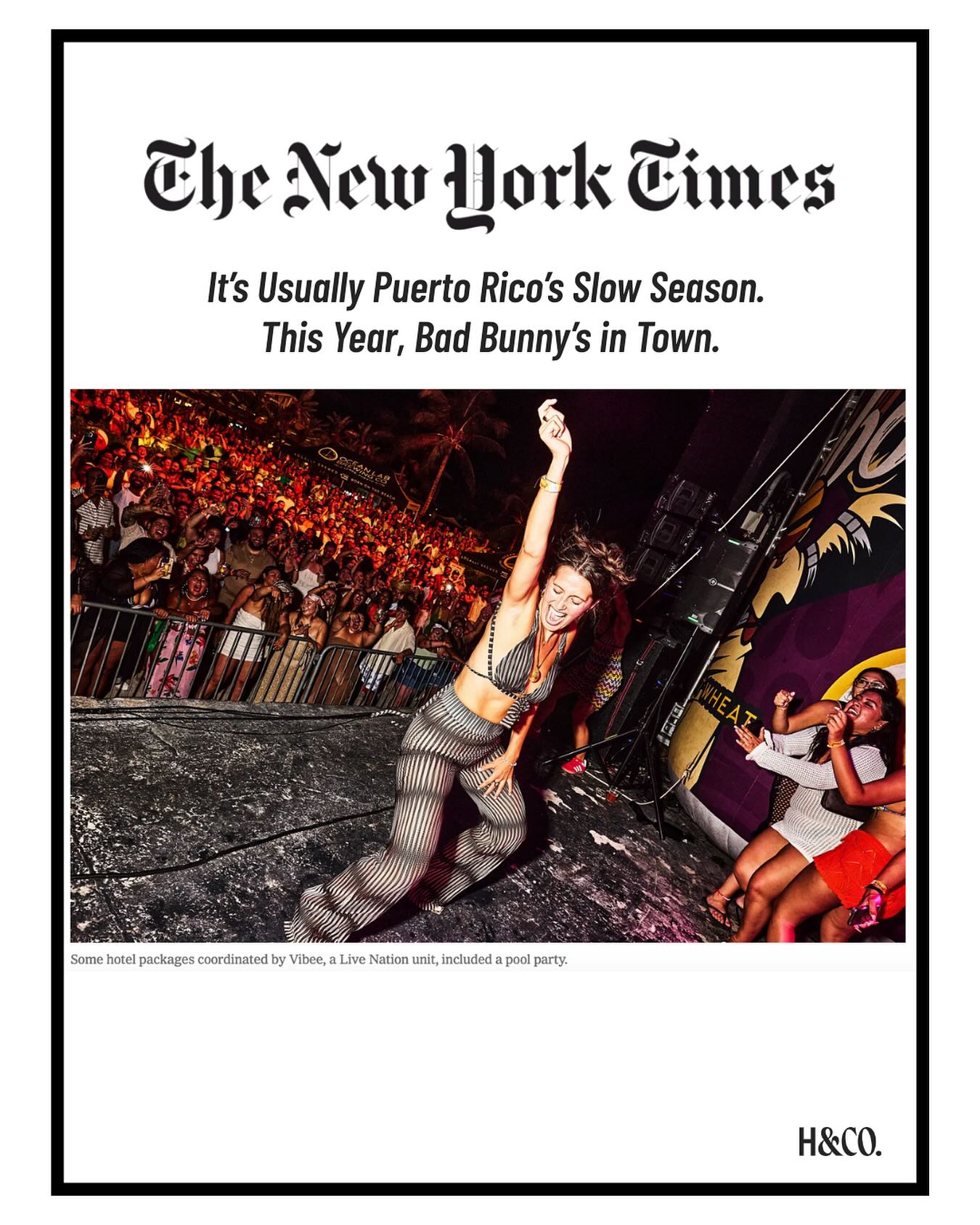 Bad Bunny made history with his iconic Puerto Rico residency and @Vibeepresents made it unforgettable with curated VIP packages, the Seguimo’ Aquí immersive fan pop-up and exclusive parties across the city of San Juan - proving the power of a meaningful live music experience now goes well beyond the show. 🎶🌴🇵🇷🔥