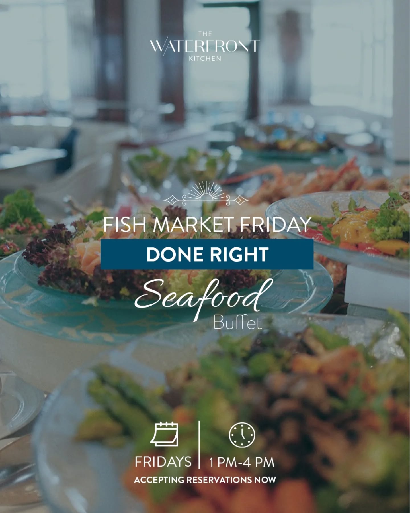 The wait is finally over ✨
Get ready for the ultimate seafood journey 🌊🐟
Join us every Friday for our Fish Market Buffet — where fresh flavors meet breathtaking views.
🍴 Indulge. 🌅 Enjoy. 🐠 Repeat.
Reservations are now open — book your spot today
استعدّوا لرحلة بحرية 🐟🌊
انضموا إلينا كل يوم جمعة في بوفيه المأكولات البحرية، حيث تلتقي أشهى النكهات مع أجمل الإطلالات.
🍴 استمتعوا. 🌅 استرخوا. 🐠 وكرّروا التجربة.
الحجز متاح الان — احجزوا مقاعدكم اليوم!
#jeddah #seafood #fishmarket #jeddahrestaurants
#جدة #مطاعم_جدة