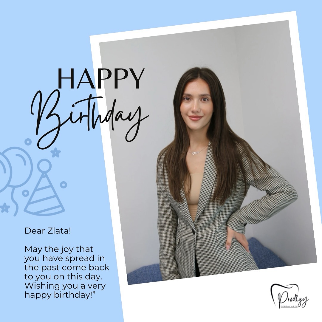 Happy Birthday, Zlata! 💖 So grateful to have you with us — here’s to more smiles, wins, and beautiful moments ahead! ✨