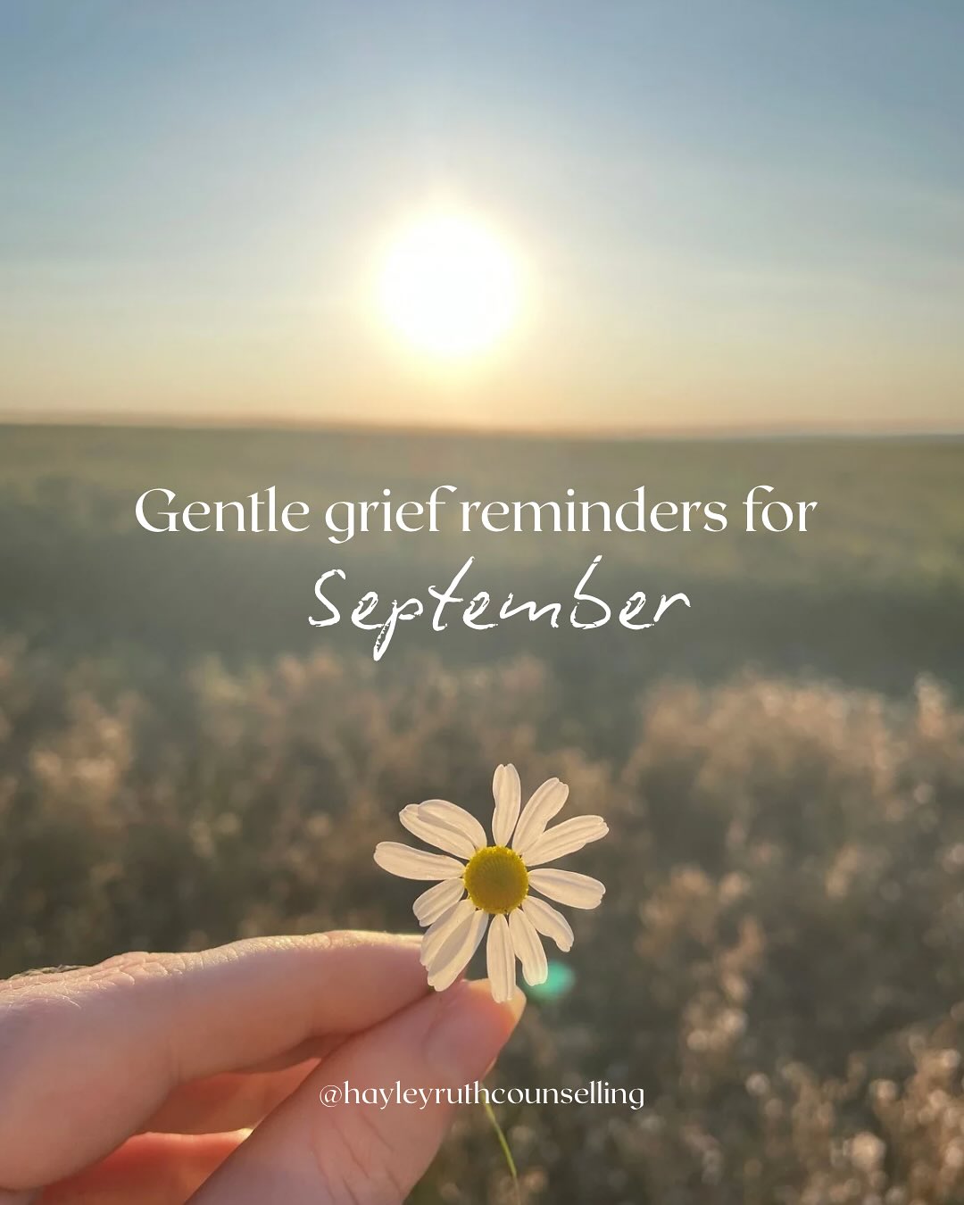 Some gentle grief reminders for September 🍂
As the seasons begin to shift and we move into Autumn 🍁, may we remember that grief has its seasons too.
There are times of letting go and times of holding on, moments of darkness and glimpses of light ✨
Your grief doesn’t need to look like anyone else’s. It doesn’t need to follow a timeline or make sense to others. It just needs to be given space and tended with gentleness and care.
May these reminders be a the soft nudge you might be needing to take care of yourself.
And if you’re feeling like you might need some extra support with this as we move into the darker months, I have some availability for new therapy clients.
You can find the link in bio for a free connection call 💛
#griefjourney #grieftending #griefcounselling #grieftherapy #griefandlosssupport #parentloss #griefquotes #griefquote #september #grievingdaughter #grievingjourney #autumn #griefpoetry #griefhealing