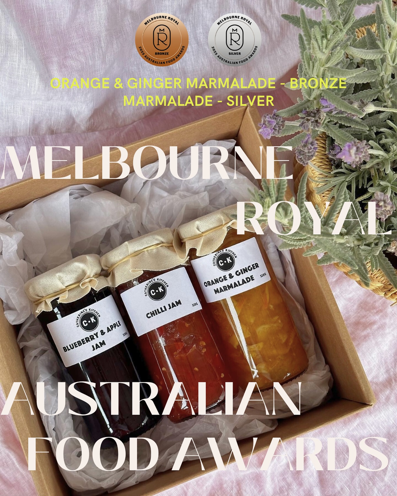 The first of two very special posts this week! 🤩 I really can’t believe that I’ve won 2 more awards at the @melbourne.royal 2025 Australian Food Awards!! With Orange & Ginger Marmalade taking out a Bronze and Marmalade taking out a Silver!!
As I’ve said before, none of this would be possible with out all of you! It never gets old, and every year I feel even more proud and grateful 💗
Keep your eyes peeled for another post this week… with another award announcement!!
