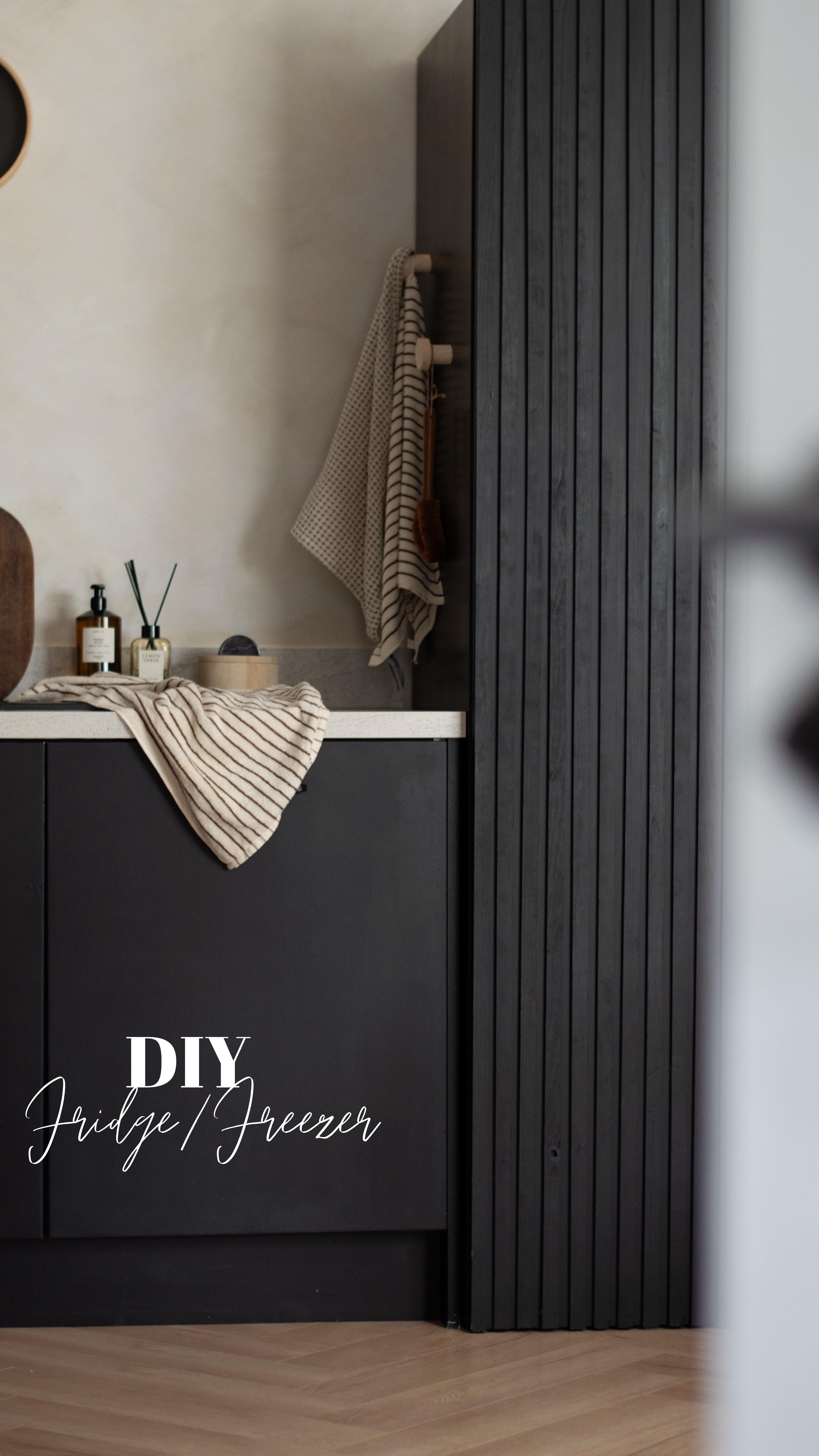 Still loving this really simple, yet cost effective fridge/ freezer DIY 🖤
The total cost was approximately £250
What we used:
• @ikeauk METOD high Fridge/Freezer cabinet- has all the appropriate ventilation components
• @bandq_uk Pine Stripwood (6mmx25mmx2400mm) - cut to 2000mm to match the length of the fridge/freezer cabinet.
• @makeitrustoleum Black Matt Kitchen Cupboard paint
• No More Nails to apply the stripwood
We then added @zarahome Travertine hooks which screw straight into to cabinet side.
What do you think?
Happy Friday 🖤✨
Love,
Nicola & Vicki xx
Limewash | DIY | IKEA DIY | METOD | Japandi | Scandinavian Design | Home Decor | DIY Limewash | Kitchen Design | DIY Kitchen Cabinet