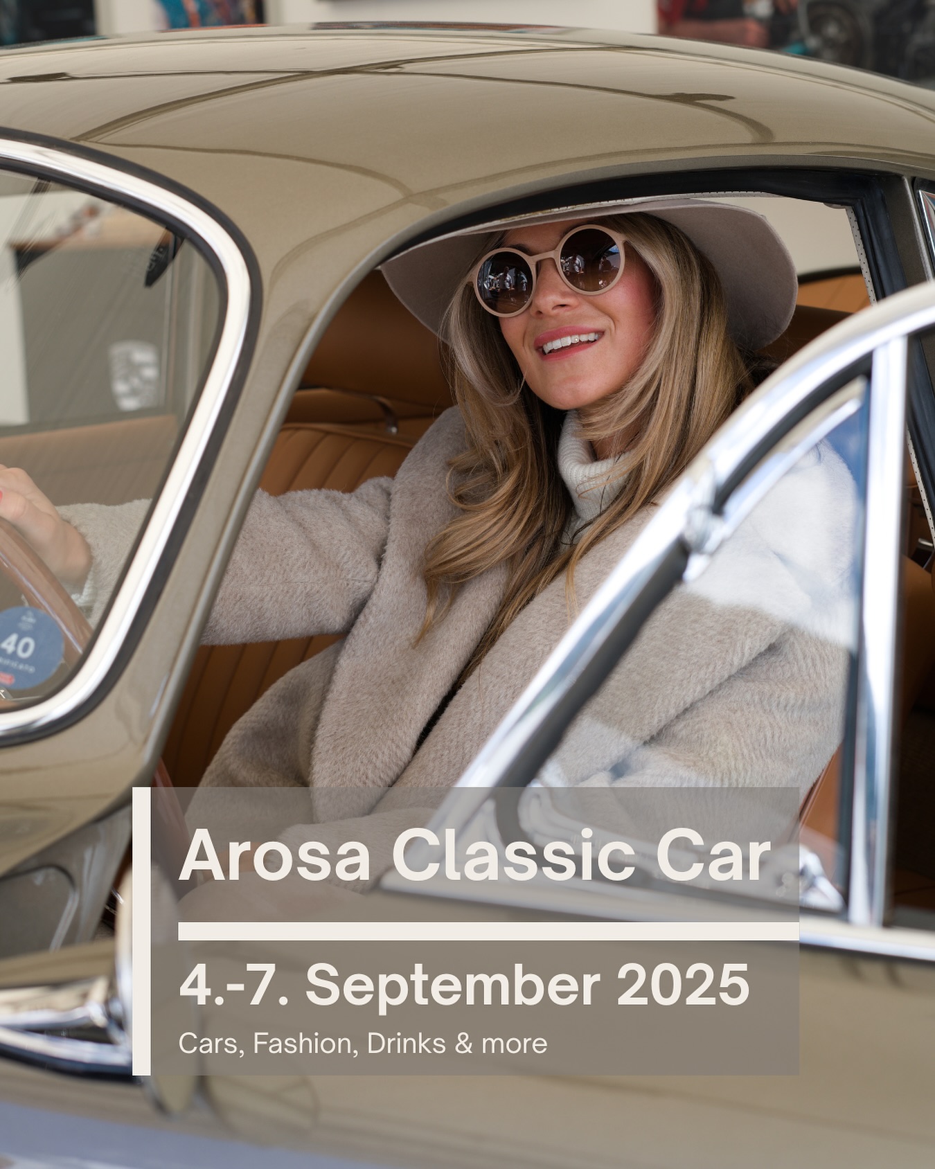🏁 Classic Car 🏁
Dieses Wochenende ist es soweit: Unsere Boutique liegt direkt an der Strecke und erwartet euch mit aktueller Mode 🛍️, feinen Drinks 🍸 und bester Aussicht🏎️
Wir freuen uns auf euch! 💛
#arosa #classiccar #boutique #fashion