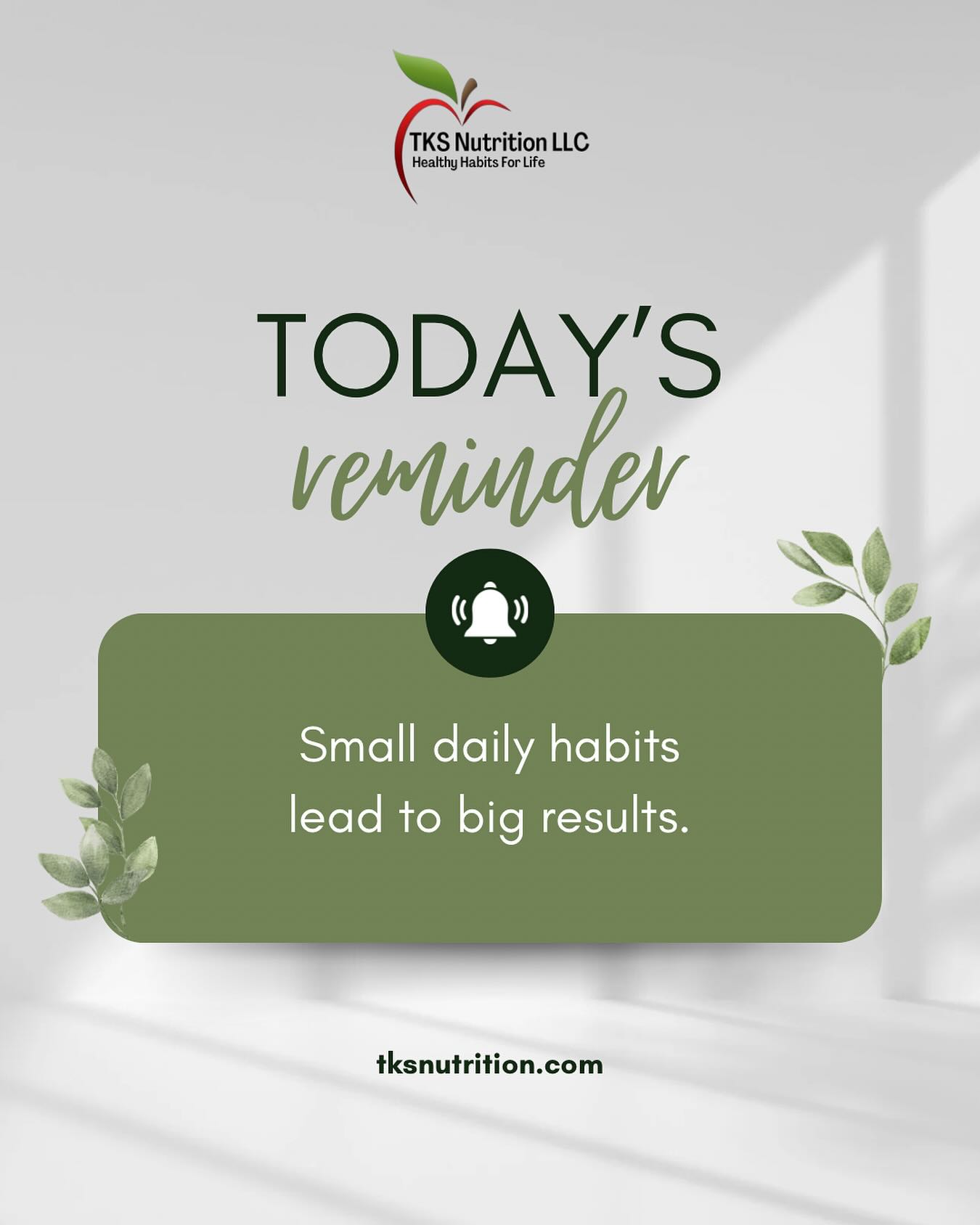 🌱 “It’s the little things—like planning balanced breakfasts, staying hydrated, moving your body, or creating a calming sleep routine—that add up to big changes over time. For anyone working on gut health, hormones, or blood sugar balance, these small daily habits are the real game-changers.
Which simple habit do you want to focus on this week? 💪💚
#tksnutritionllc #healthyhabitsforlife #registereddietitian #funcationalnutrition #mindfulmonday #HealthyHabits #DailyHabits #SmallStepsBigResults #ConsistencyCounts #HealthyLifestyle #FoodAsMedicine #backtoroutine #nutritiontips