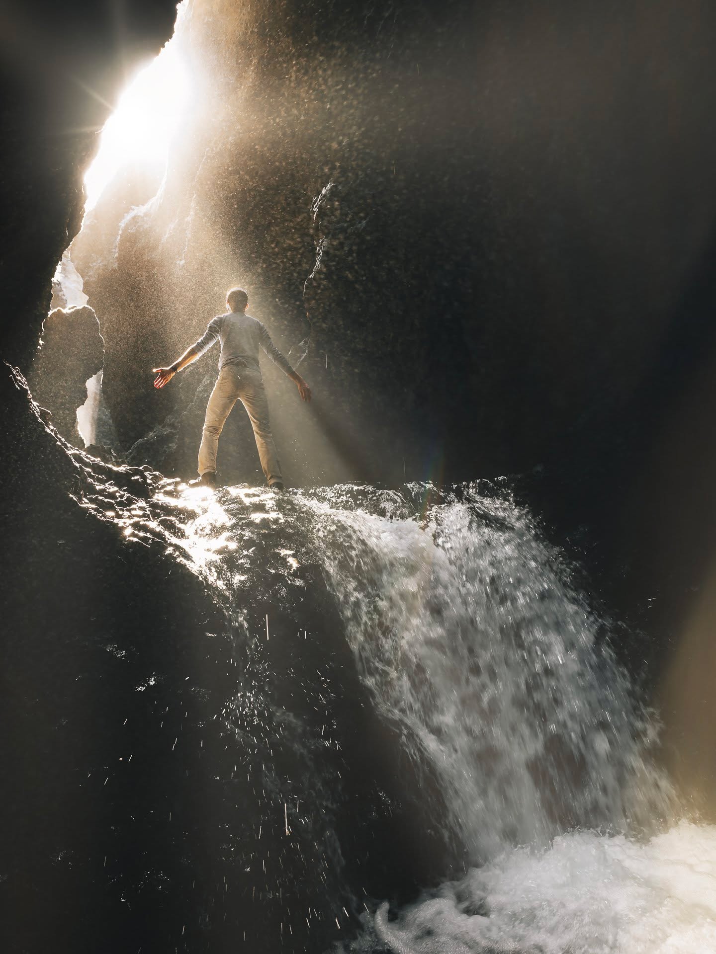 As I stand here, basking in the sunlight that carves through stone and mist, I am reminded of all the wonders that exist. I am reminded of all the quiet miracles that reside within the light, of all the magic living within nature, and of the curiosity that drives my exploration.
Experiencing this place is like stepping into a realm of living magic. Never before have I witnessed such a mesmerizing interplay of light and water. Every morning the sunlight pours into this dark canyon, illuminating the dancing waves of mist in a golden glow. Every one of my senses awakens here, from the sights of awe to the sounds of rushing waters, to the earthly scent and faint taste of petrichor in the air, all while a cool breeze brushes against my skin. Not only am I witnessing the beauty of a place so wonderful, I am feeling both life and energy moving through me, as if the Earth is alive and breathing, because it is.
Cover:
———
1/100 sec at ƒ/5
ISO 1600
24mm (EF 24-70mm ƒ/2.8 II USM)
Canon EOS R
_____
@canonusa @natgeoyourshot
#ShotOnCanon #Canon #longexposure #iceland #icelandtrip #icelandphotography #photography #visiticeland #roamtheplanet #roadtrip #moody #Nature #naturephotography #waterfall #iceland #yourshotphotographer #natgeoyourshot