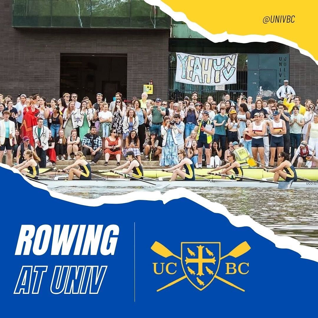 Follow @univbc for more information about rowing at Univ! 💙💛