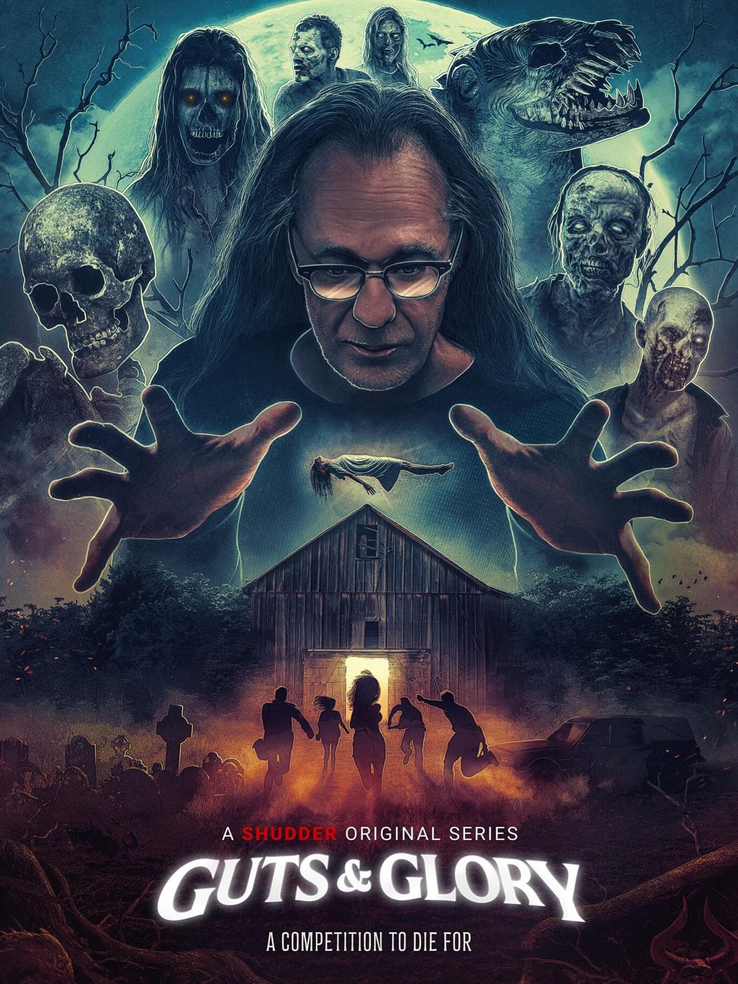 #GutsAndGlory is almost here! From horror legend Greg Nicotero comes a competition like no other - where reality TV meets your worst nightmares. Streaming on @shudder and @amcplus.