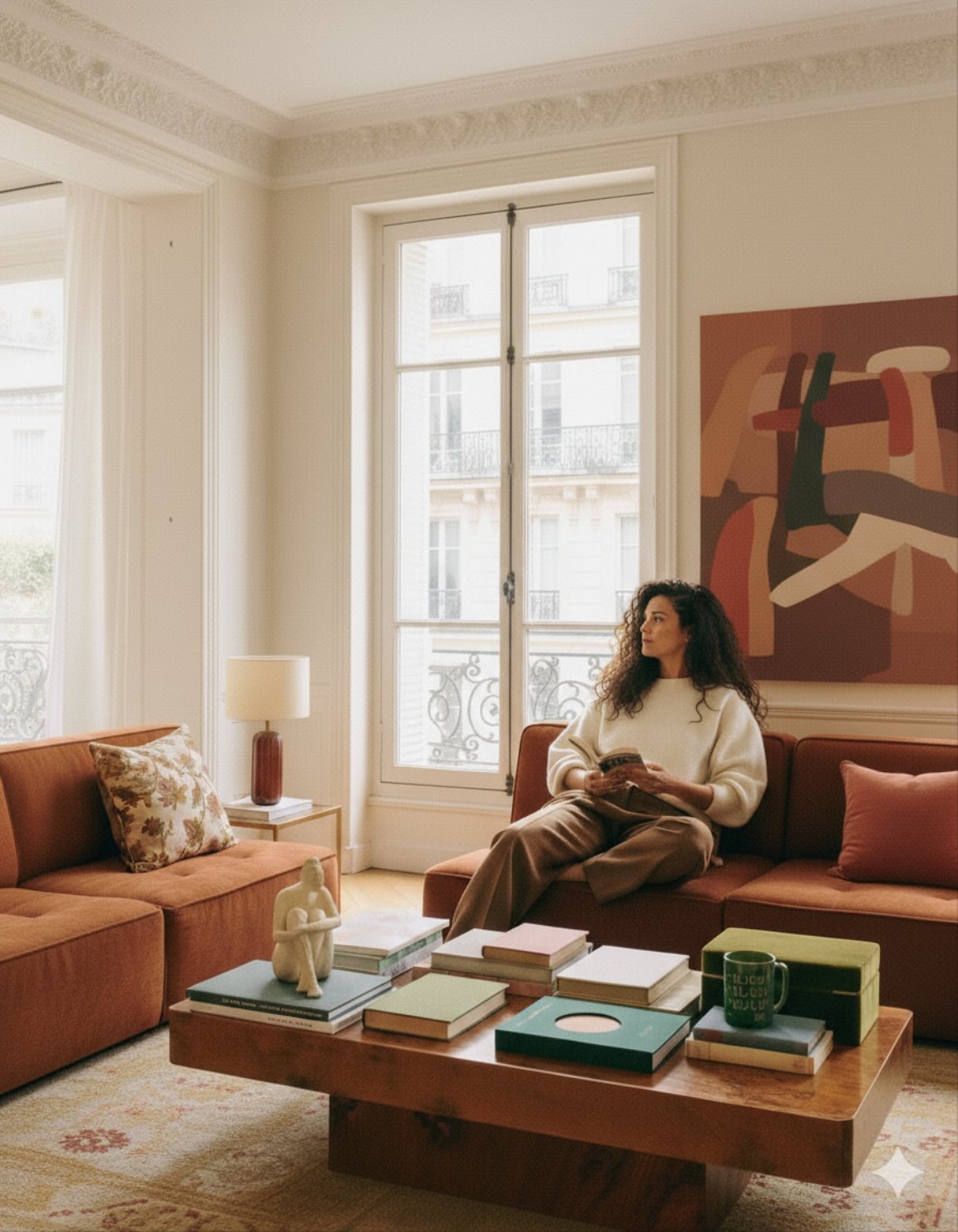 MEET SOPHIA
Sophia is contemplating the subtle shift in the air. She runs her fingers over her summer pieces, already planning their winter storage. Today marks her annual „autumn awakening“ ritual - a mindful transition into the season she loves most.
This season, she decides, will be different.
To be continued...
More infos in our Newsletter #linkinbio