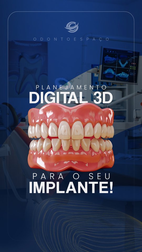 Você sabia que um implante dentário pode ser planejado de forma 100% personalizada? 🤔✨
Na Odonto Espaço, utilizamos o planejamento digital em 3D, que permite simular seu implante antes mesmo da cirurgia. Isso garante previsibilidade, precisão e conforto em cada etapa do tratamento. 💻🌟
Assim, o resultado fica harmônico com o seu rosto, trazendo naturalidade, estética e segurança — tudo para devolver a sua confiança ao sorrir 😁✨.
💬 Seu sorriso é único e merece ser tratado como prioridade.
👉Agende sua avaliação e descubra como o planejamento digital personalizado pode transformar o seu sorriso de forma única!
#implantedentário #odontoespaço #implantodontia #cirurgiaguiada #dentistavilamariana