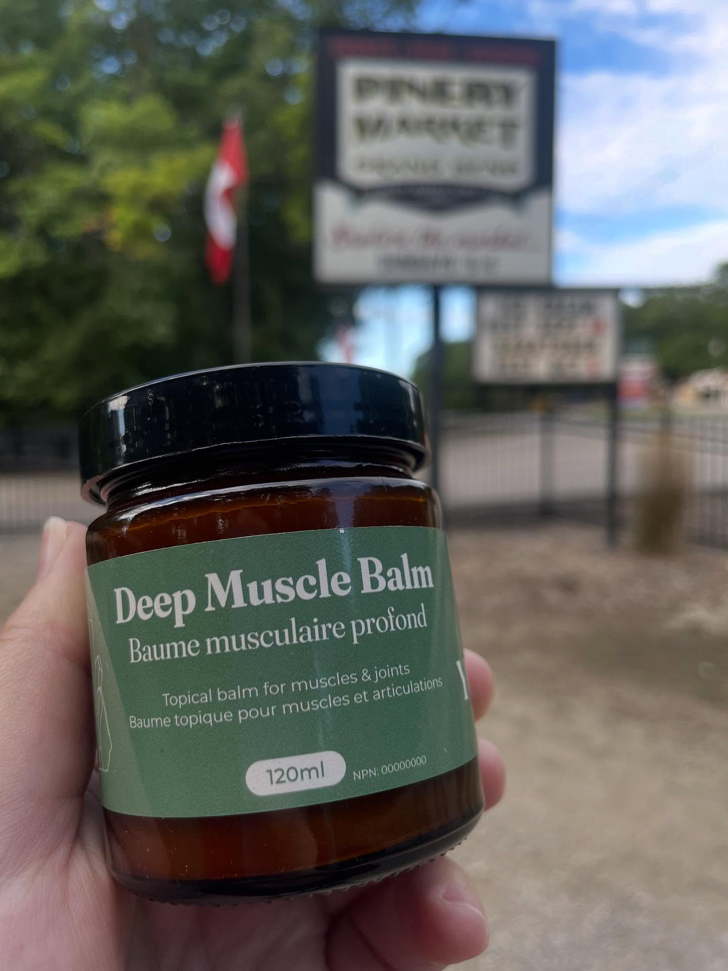 Come check out our new deep muscle with cannabis in it! We offer with or with out with for those not wanting the extra support for deep muscle pain. #yemaya #yemayanaturalproducts #fromfarmtoskin #new #salve #cream #deepmuscle #firstaid #family #market #pinery #grandbend