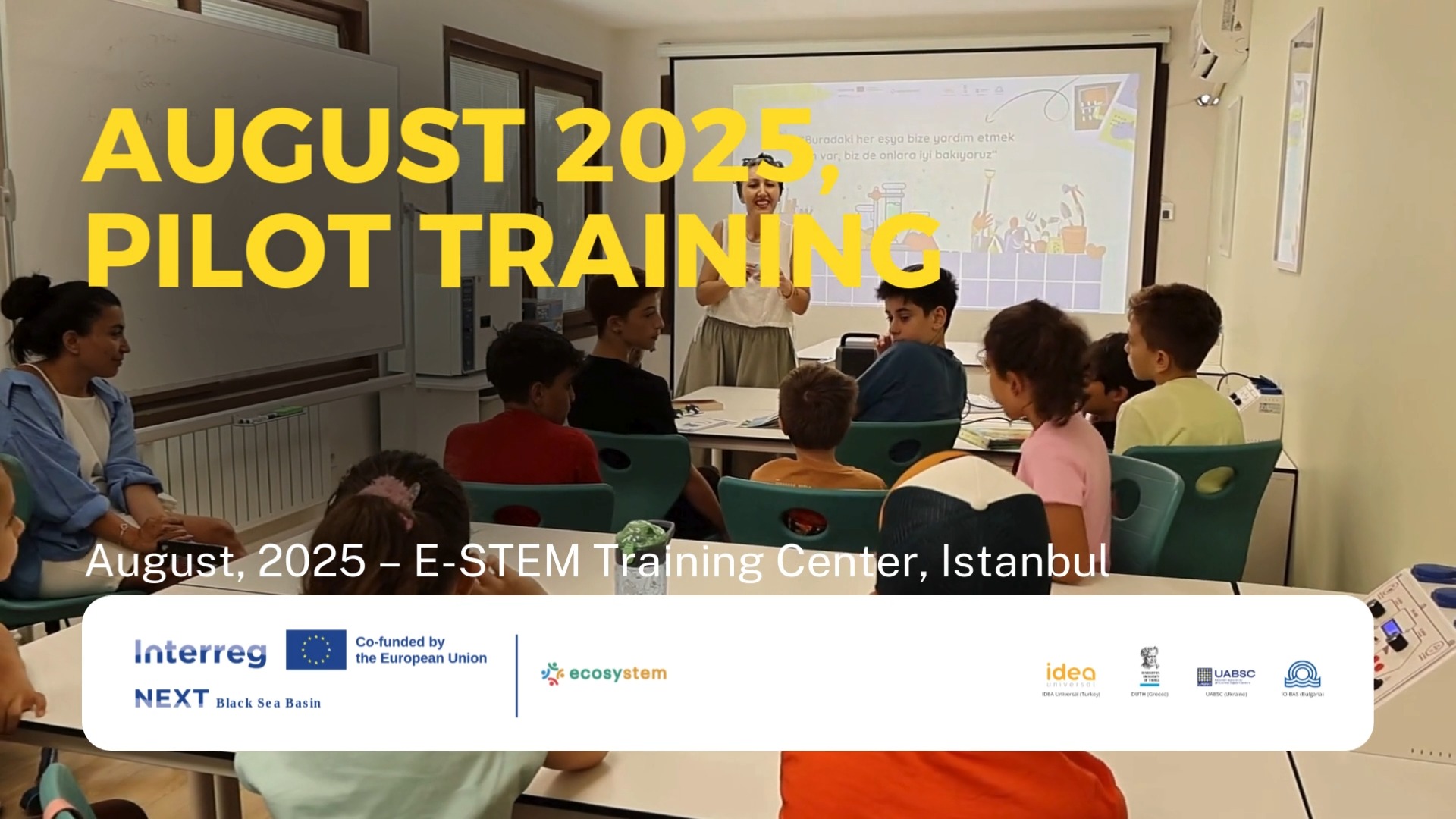 🌿 ecosySTEM Eğitim Merkezimizin İkinci Pilot Çalışmasını Tamamladık!
Ağustos ayında yeni öğrenci grubumuzla yeniden doğa ve bilimi buluşturduk. 💚
👧🧒 Çocuklar; VR gözlüklerle farklı ekosistemleri keşfetti, kendi su filtrelerini tasarladı, hava kirliliğini ölçtü, toprak örneklerini inceledi, mini rüzgar gülleriyle enerji üretti ve güneş enerjili arabalarını hayata geçirdi. ♻️☀️💧🌬️🌱
📚 6 farklı modülle dolu dolu geçen bu ikinci pilot sürecin ardından şimdi sırada Eylül var! Kadıköy İlçe Milli Eğitim Müdürlüğü iş birliğiyle okullara ulaşarak eğitimlerimizi tam kapasiteyle sürdüreceğiz.
✨ EcosySTEM macerası yeni başlıyor! 🚀
—
🌿 We have completed the second pilot study of our ecosySTEM Education Center!
In August, we brought nature and science together again with our new group of students. 💚
👧🧒 The children explored different ecosystems with VR glasses, designed their own water filters, measured air pollution, examined soil samples, generated energy with mini windmills, and brought their solar-powered cars to life. ♻️☀️💧🌬️🌱
📚 After this second pilot phase, packed with 6 different modules, September is next! We will continue our training programs at full capacity by reaching out to schools in collaboration with the Kadıköy İlçe Milli Eğitim Müdürlüğü.
✨ The EcosySTEM adventure is just beginning! 🚀
#interregnext #interregnextbsb #stemforkids