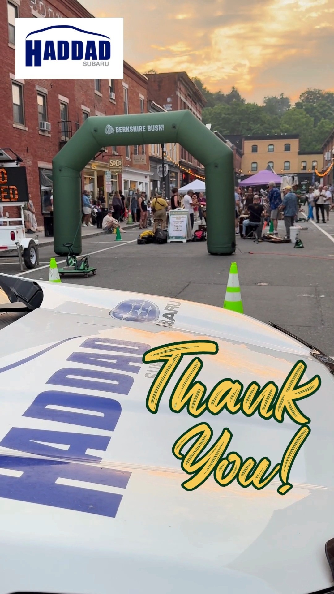 It's not easy to capture the full variety of performances @haddadsubaru helped bring to our main stages this summer! We couldn't have hosted so many great musicians without them. Be sure tell them thank you from us next time you're car shopping in Pittsfield!