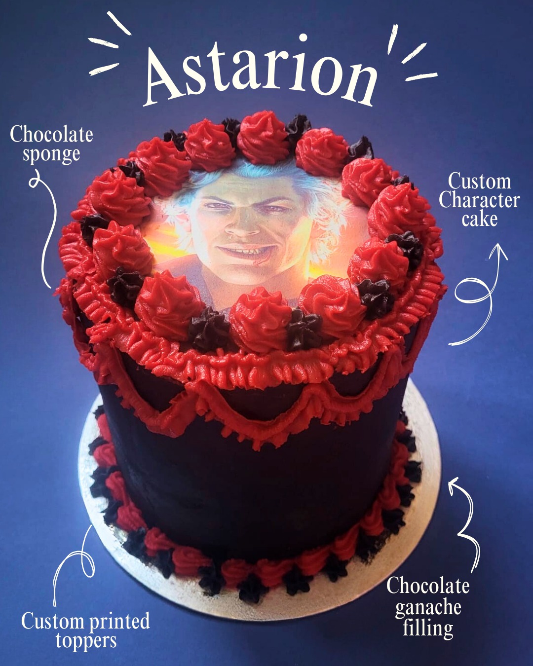 Custom cake for an unhealthily obsessed lady.
Such a fun cake to make!
Order your custom printed cake today!