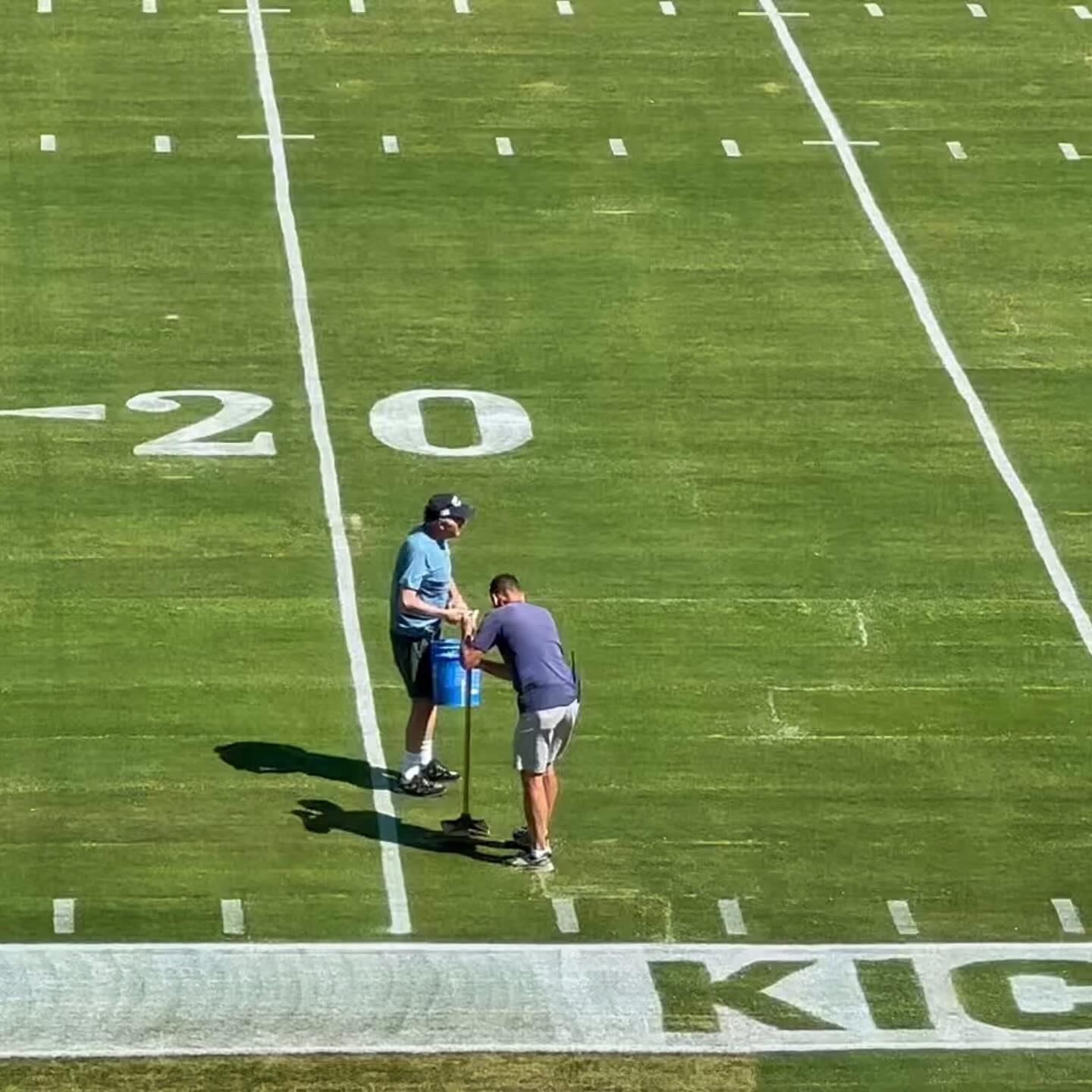 The fact that this is the field the Bears plan on playing their Monday Night home opener on is why they are a joke ! #effingterrible