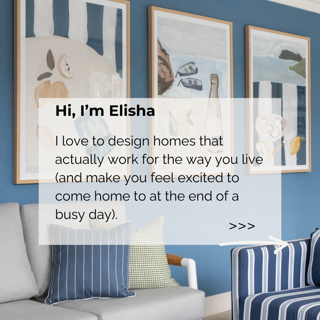 When you are busy building a big career and juggling home life I understand that your time is your most precious resource. The last thing you want is to spend your evenings comparing paint swatches, debating sofa fabrics or managing trades. That’s where I come in.
I’m an interior designer who works with people like you, professionals with demanding jobs and busy lives: my role to create homes that are as functional as they are beautiful. I take the weight of decision-making off your shoulders and translate your ideas into a clear, cohesive design that you can feel confident about.
If you’ve been thinking about renovating or furnishing your home but haven’t had the time to action yet I'm here for you. All my projects start with an initial consultation where we meet and go through your project in detail.
If that sounds of interest DM me the word CONSULT and I will send you some more information. I would love to help you realise your dream home.