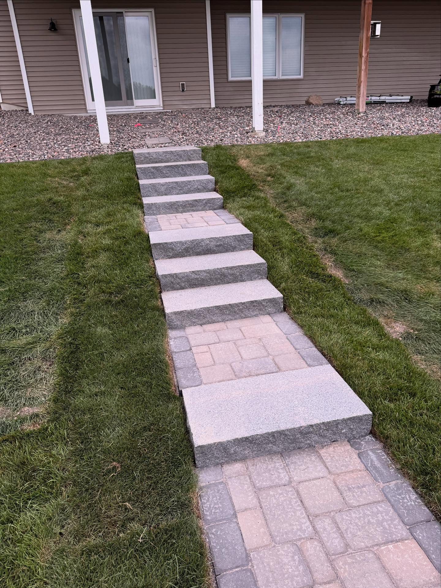 Pavers & granite steps contact mitch (612) 619-3485