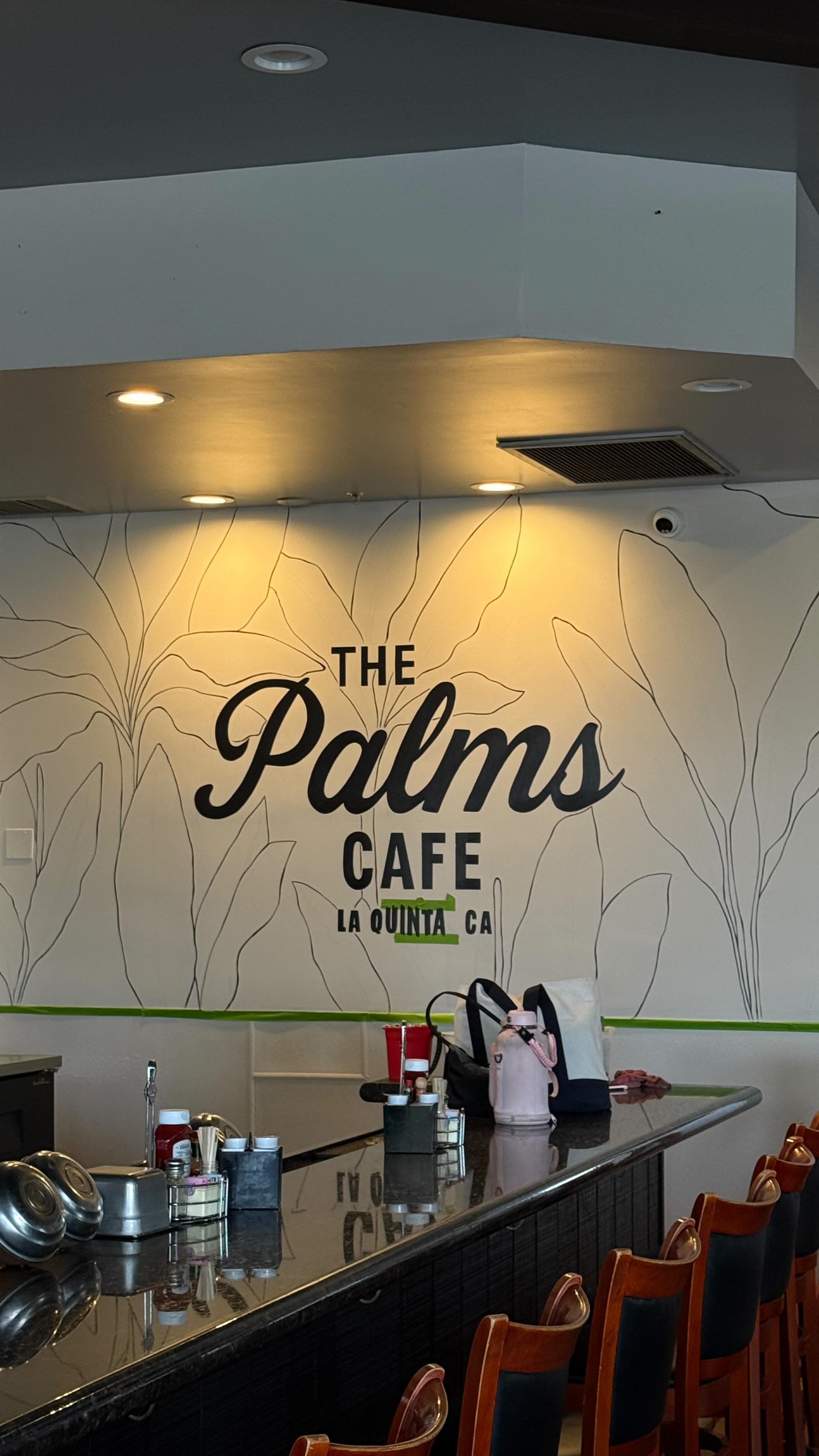 To everyone who guessed @_thepalmscafelq… you were right!!
🌴🎉 This week I had the incredible opportunity to bless my old stomping grounds with a brand-new mural. Coming back full circle to where so many memories were made and now leaving behind a piece of art feels so special. 🖌️💫
Can’t wait for you all to see it in person!
#ThePalmsCafe #PalmSpringsArt #DesertVibes #CommunityThroughArt #SupportLocalArtists #LunaVisuals #CoachellaValley #MuralArt #PublicArt #DesertCreatives