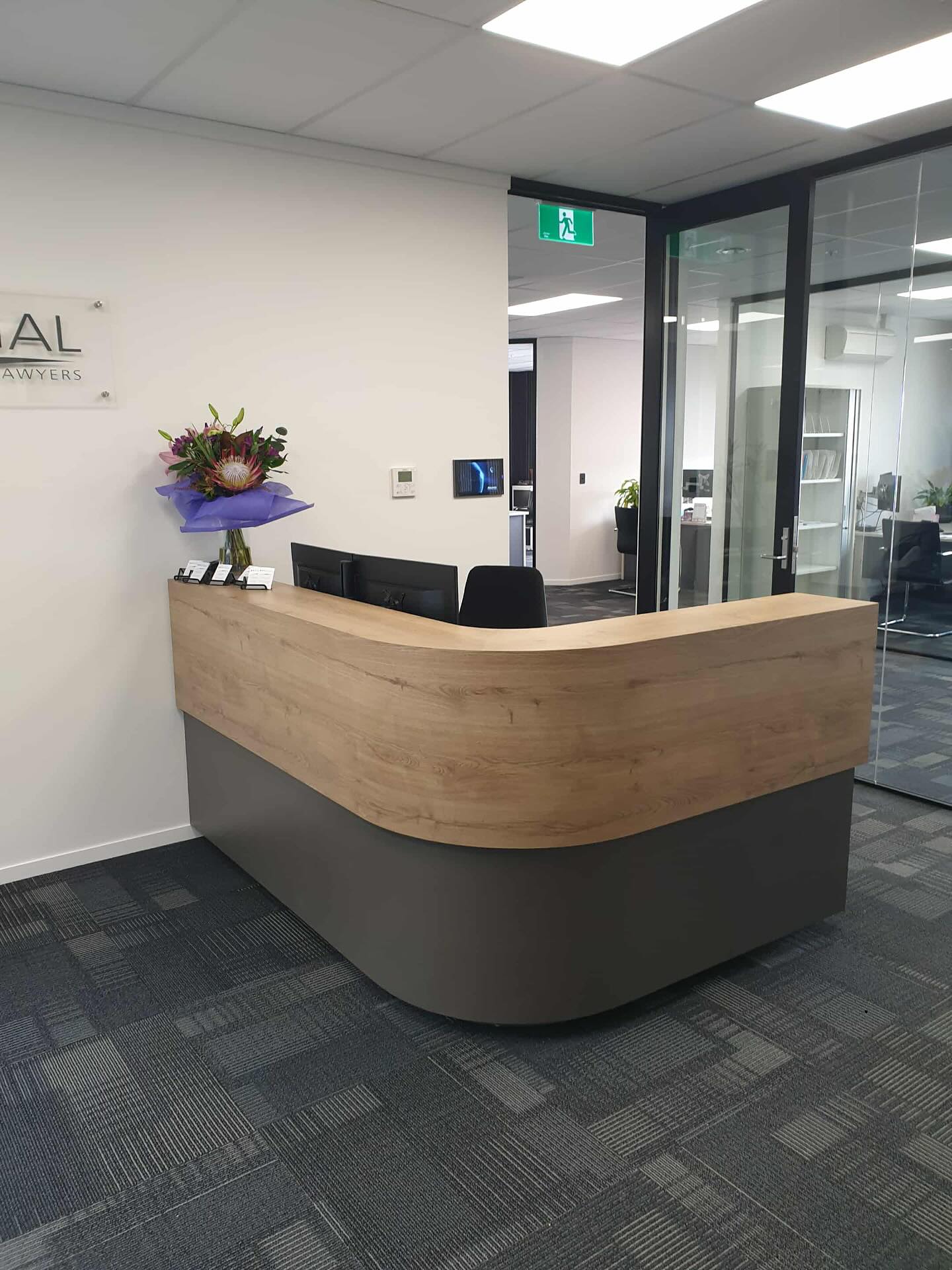 Another custom Reception install for a local customer, manufactured by us 👏🏼