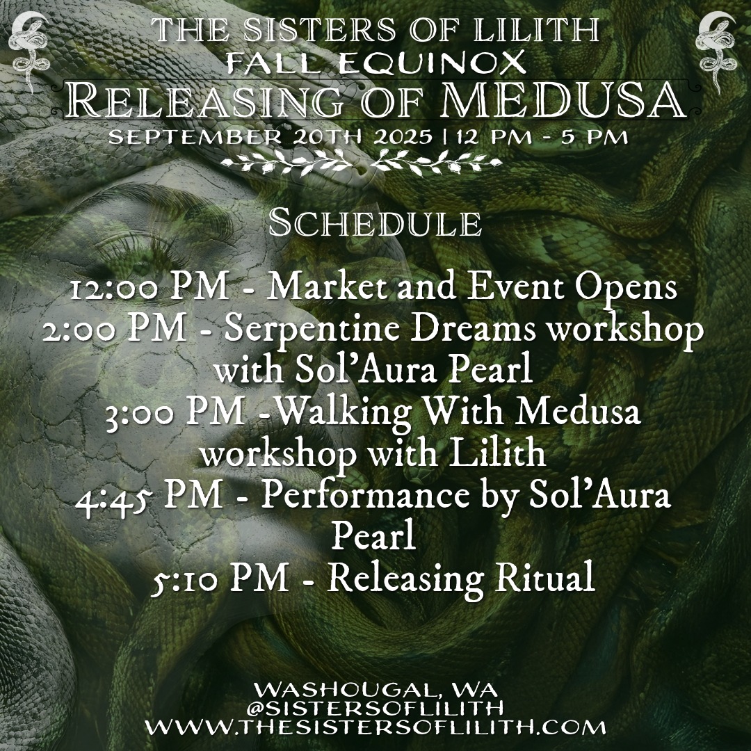 We trust you’ve secured your tickets for the Medusa Fall Equinox event!
Don’t miss out—take a look at our schedule for the day!
#MedusaEvent #FallEquinox2023 #EventSchedule #FestivalVibes #AutumnCelebration
