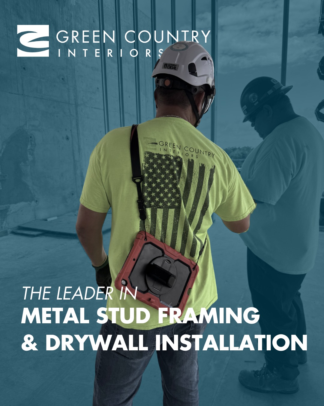 Oklahoma's leader in metal stud framing and drywall installation since 1979.
Green Country Interiors