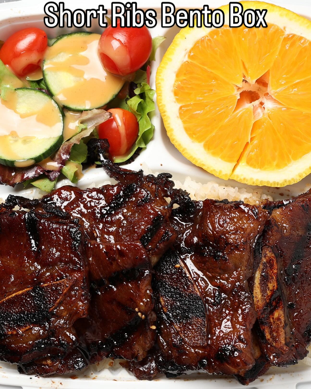 Beef Short Ribs Bento @ Teriyaki City!!