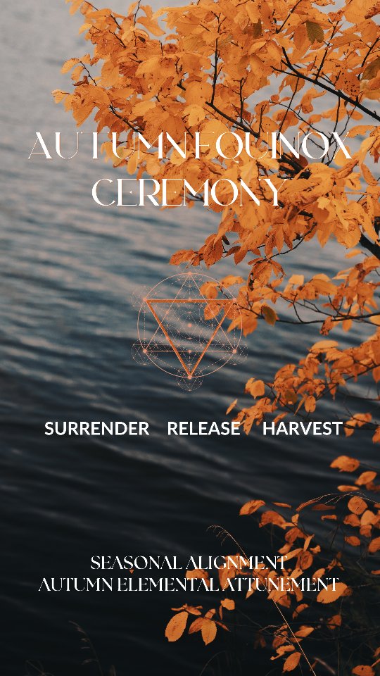 Beloved Friends!
Youโre warmly invited to gather with me in ceremony as we welcome, honor, and attune to the season of fall. Together, weโll create sacred space to journey inwardโreflecting, honoring, and gently releasing what is ready to fall away.
It is my deepest honor to share this intentional space and my heartโs work with you.
Register through the link in my bio.
๐ Mama Fish
