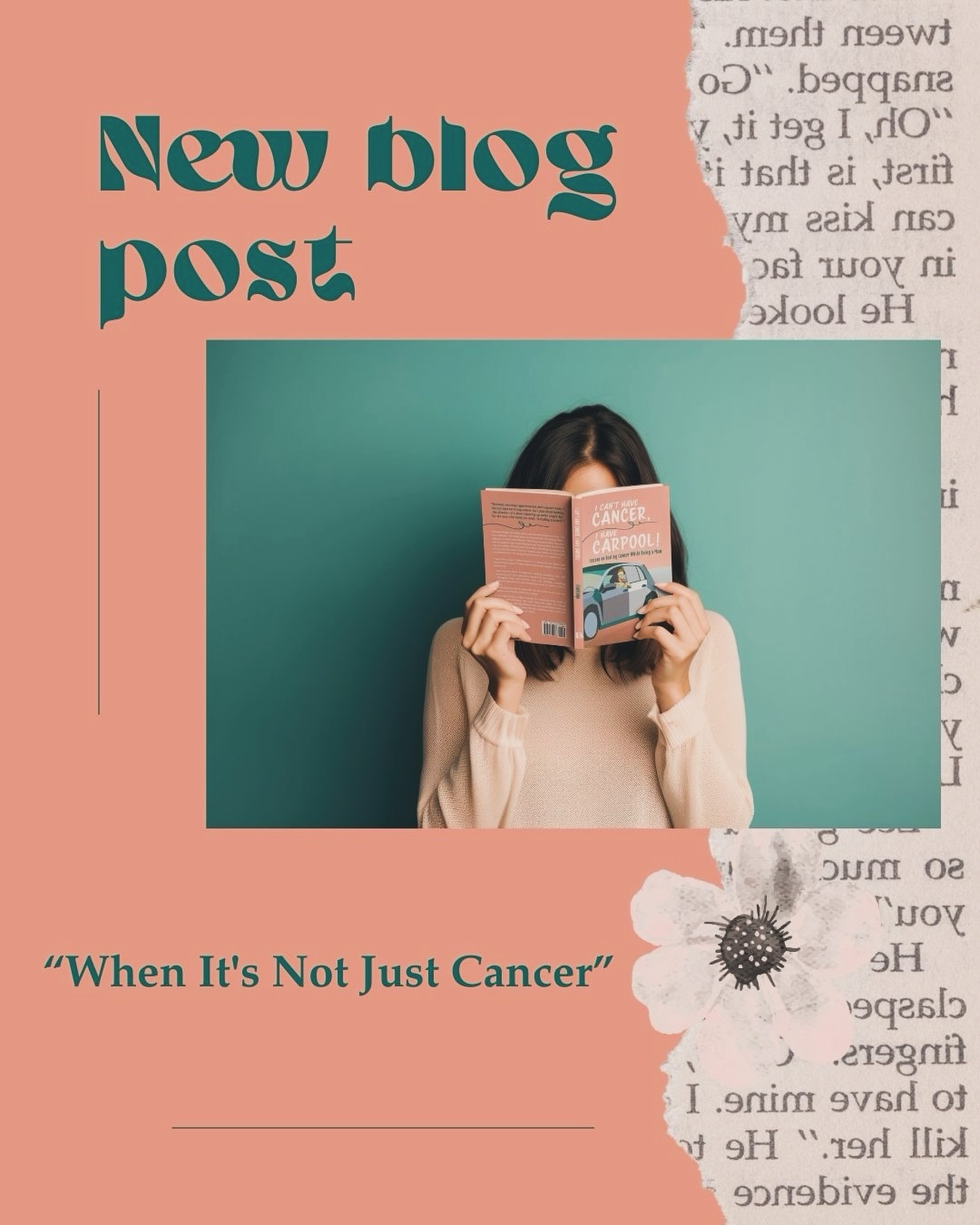 September is Blood Cancer Awareness month which means a lot to me as a 19-year chronic myeloid leukemia (CML) survivor.
For me, it’s never been just about cancer. Alongside CML, I also live with adult cystic fibrosis—two chronic illnesses that changed my world while raising my children.
Many mothers are fighting more than one disease, and what we experience is worth sharing. It makes the road harder, but it also makes you stronger.
In my latest blog, I share what it’s like to navigate motherhood while managing dual diagnoses, the self care strategies that helped me, and why awareness and support matter so deeply.
Link in bio ⬆️
#icanthavecancerihavecarpool #momswithcancer #motherswithcancer