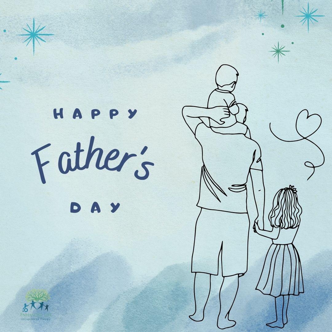 Happy Father’s Day! 💙
Today we celebrate all the dads, stepdads, grandads, and father figures who support children every day—helping them learn, explore, and grow.
Whether it’s playing games, practising daily routines, or cheering on small wins, your involvement helps children develop skills, confidence, and independence.
#FathersDay #PaediatricOT #OTforKids #LifeSkillsForKids #ParentingTips #SkillBuildingThroughPlay #OTtips
