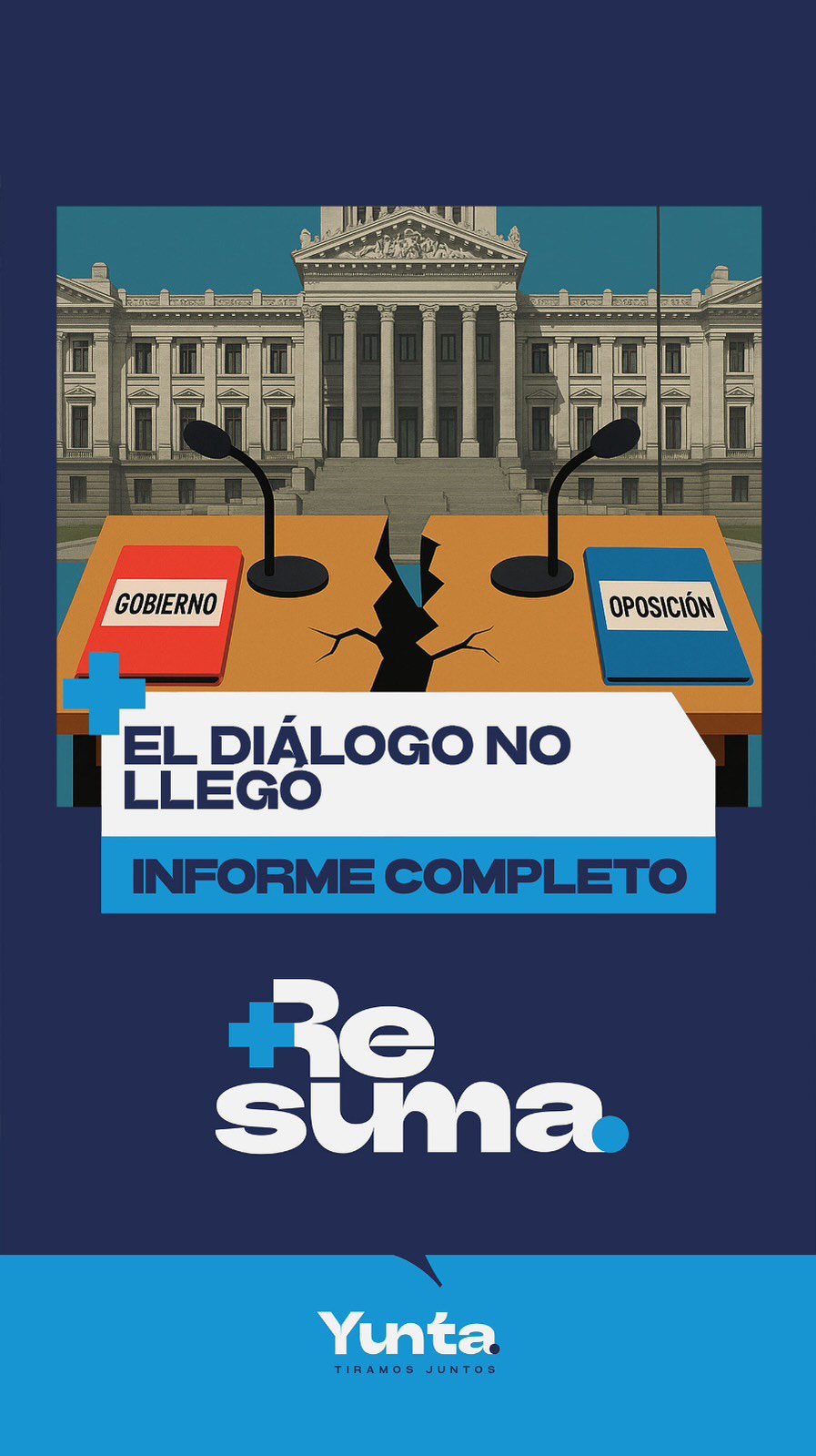 Así consensuamos… ¡Pim! ¡Pum! ¡Crash!
Gobierno y oposición prometieron lo mismo, pero al llegar la hora de cumplirlo… 💥 todo se rompe.
🗣️ Un nuevo ReSuma con Diego Ríos.