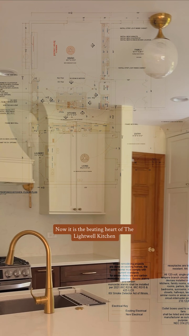 From an aging fridge wall that had no story.. to the heart of the home reimagined..
The Lightwell kitchen tells a story of transformation.. from concept to completion.. where every detail, stud, cabinets, countertop, and light become a step toward giving this space a soul!
Next let’s style this beauty 🤎
Kitchen design: @dianarizkodesign
Build: @chicago.constructions
Video: @aueisis_design
#dianarizkodesign #kitchenrenovation