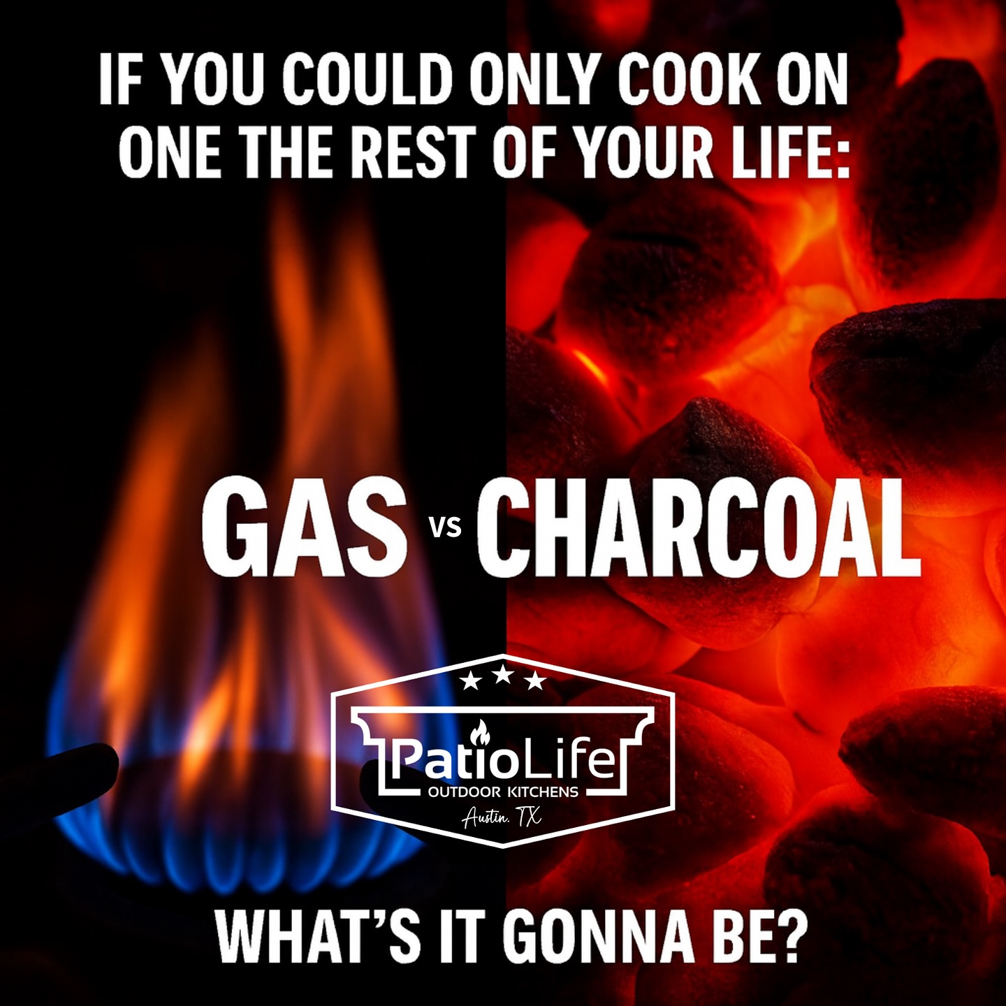 🔥 GAS or CHARCOAL? 🔥
If you had to pick ONE for the rest of your life…
Which way are you going?
⚔️ The speed, convenience, and control of GAS
vs.
🔥 The flavor, ritual, and heat of CHARCOAL
There’s no wrong answer. Just passionate opinions.
Tag someone who needs to weigh in on this. Let the debate begin. 👇